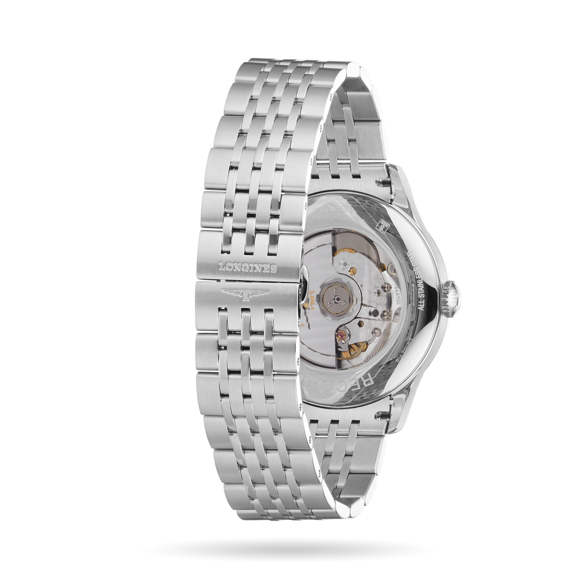 Replica Longines Record 40mm Mens details Sunray Silver L28214726