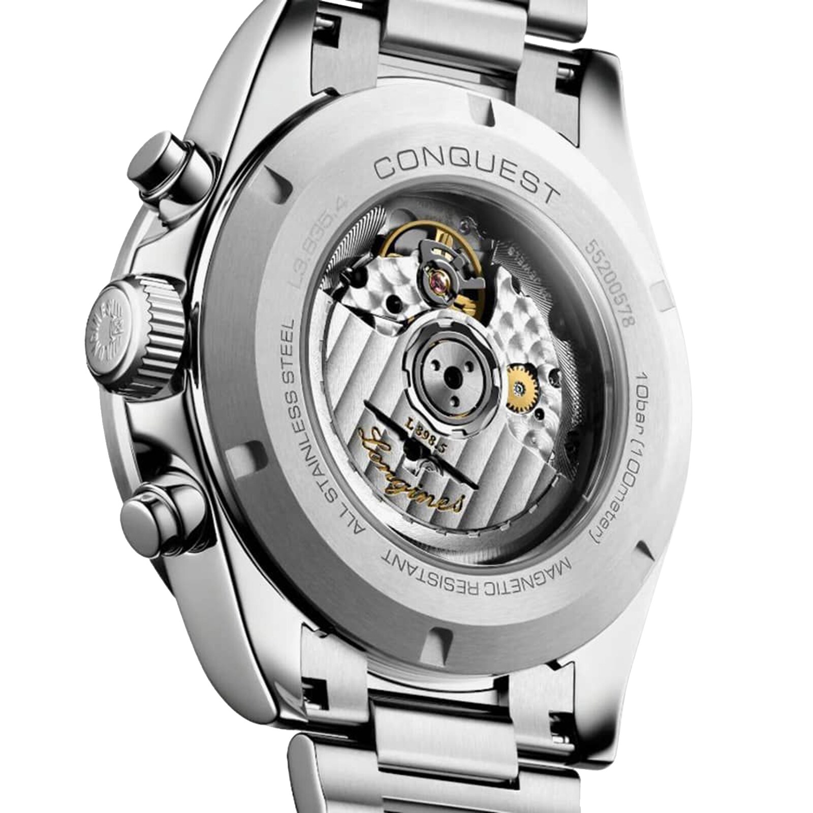 Replica Longines Conquest Chronograph 42mm Mens details Brown L38354326 3 Replica Longines Conquest Chronograph 42mm Mens details Brown L38354326