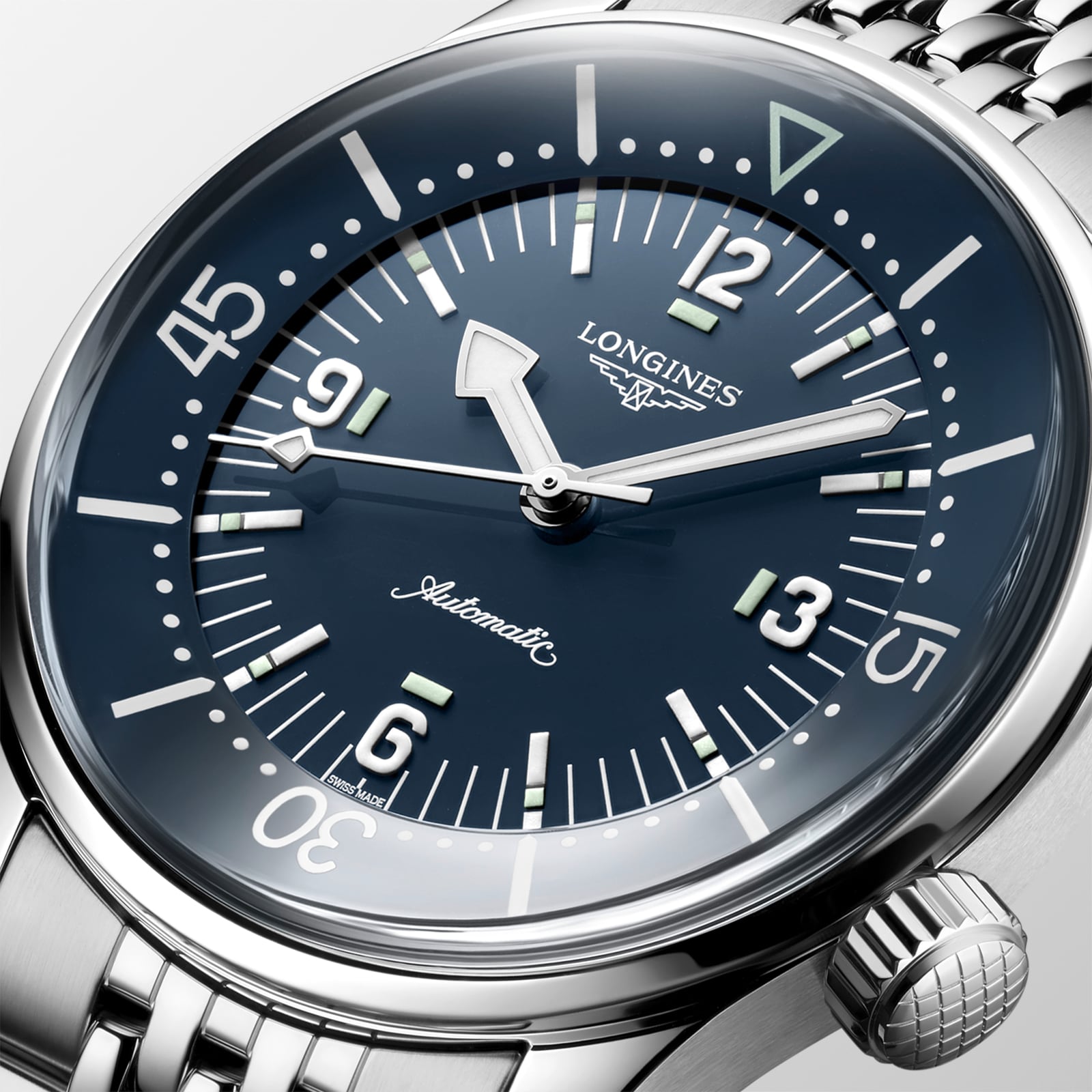 Replica Longines Legend Diver 39mm Mens details Blue Stainless Steel L37644906