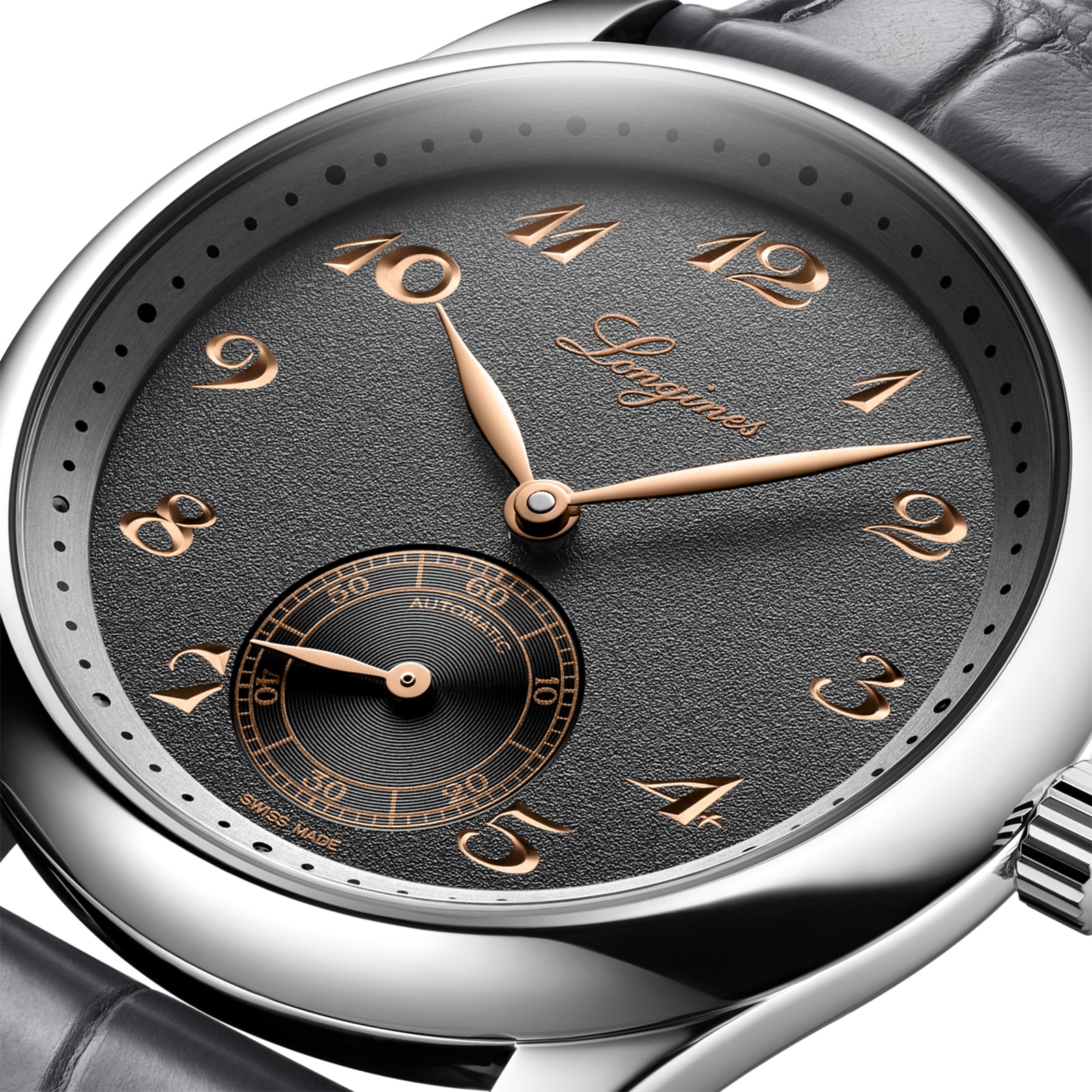 Replica Longines Master Collection 38.5mm Mens details Grey L28434632