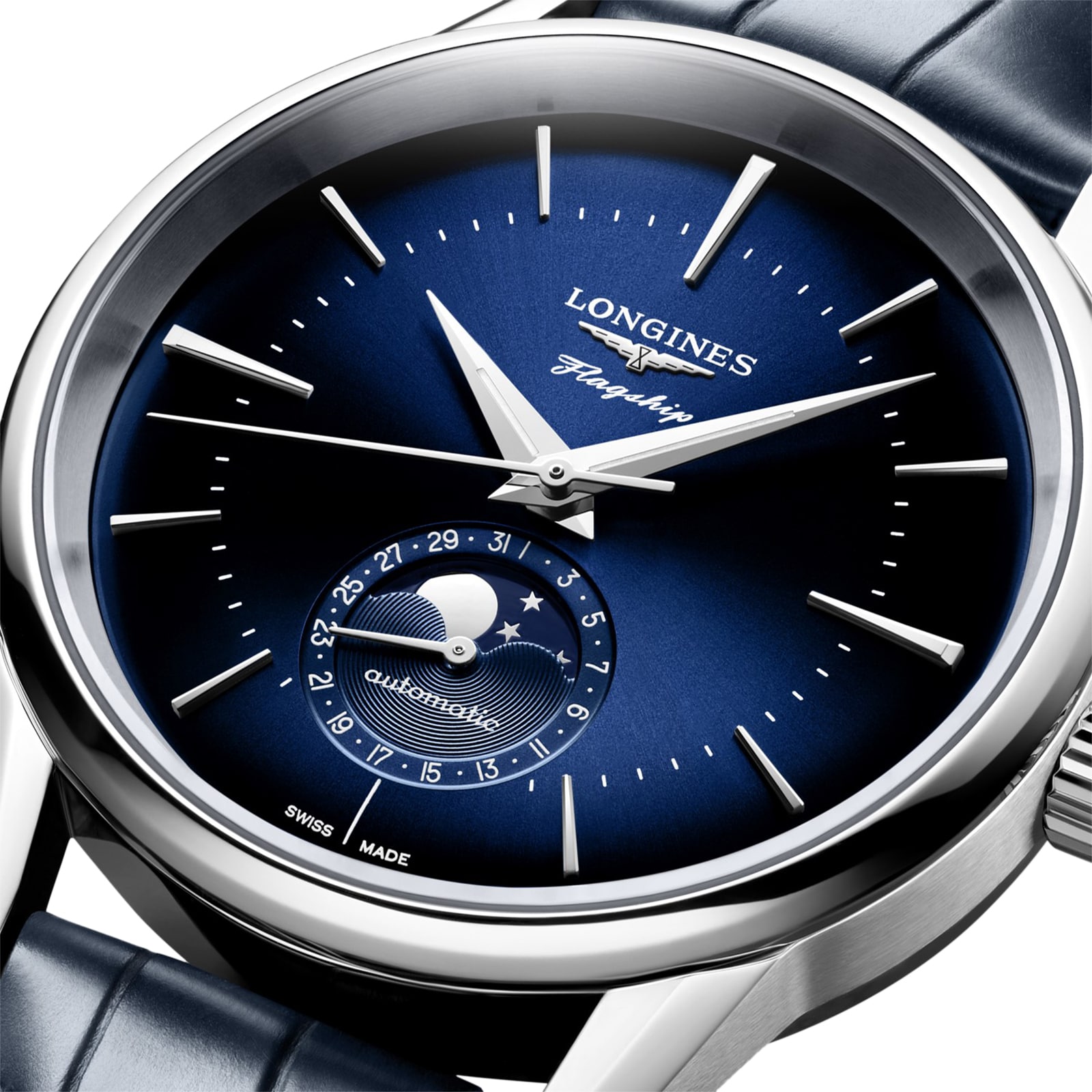 Replica Longines Elegant 38.5mm Mens details Blue L48154922 3 Replica Longines Elegant 38.5mm Mens details Blue L48154922