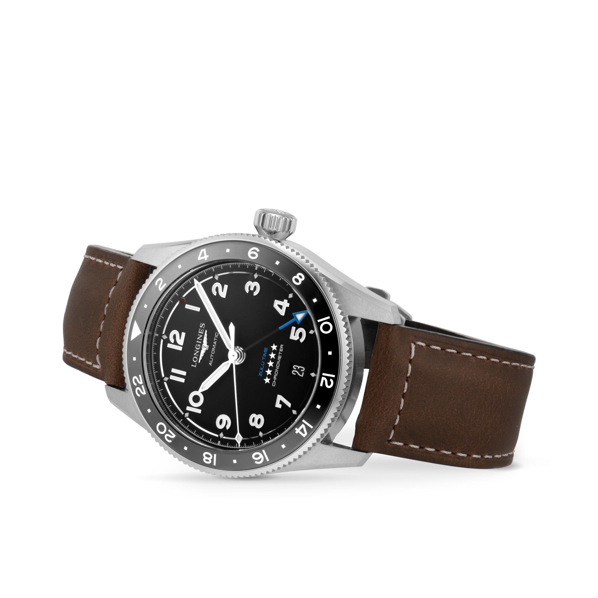 Replica Longines Spirit Avigation 39mm Mens details Black L38024532