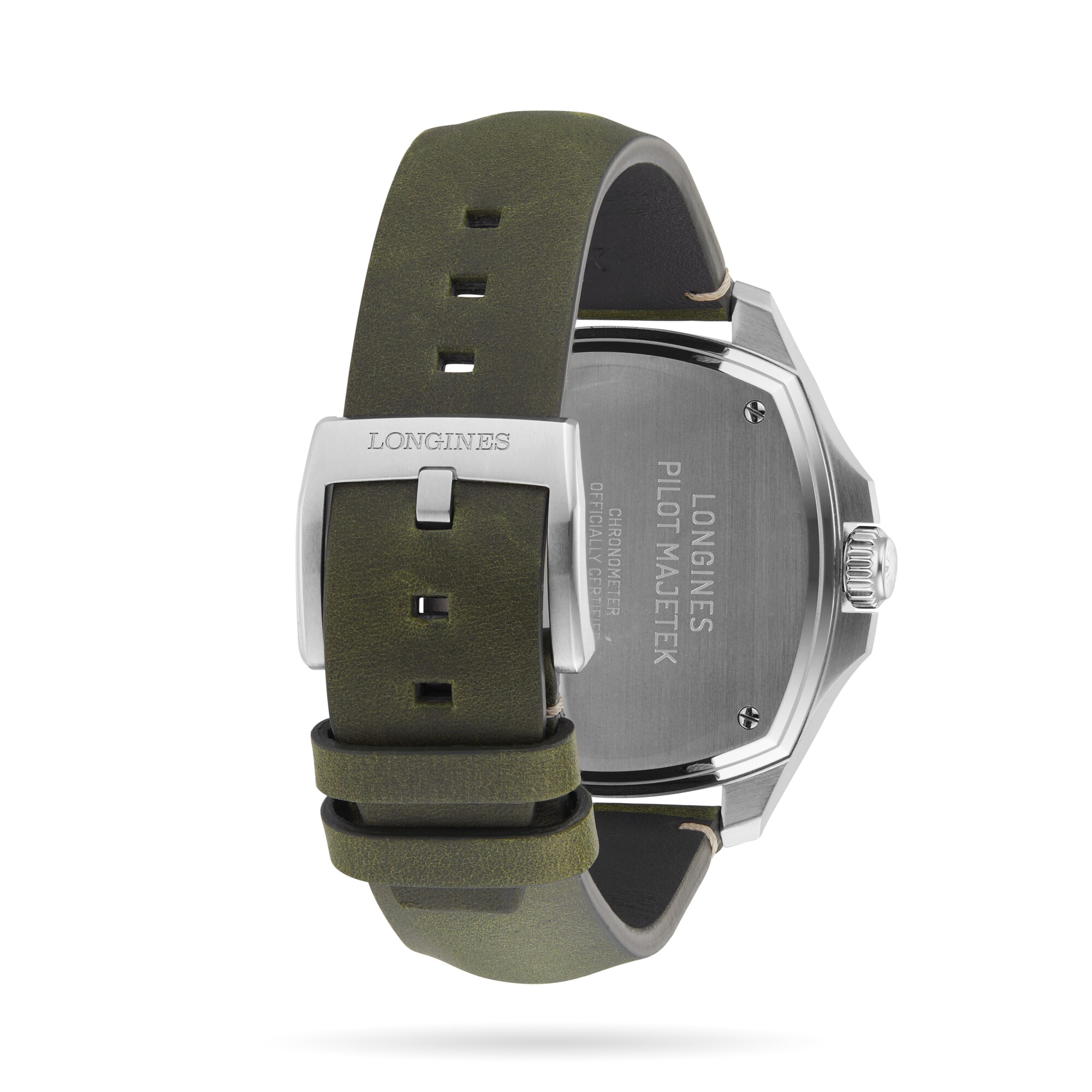 Replica Longines Majetek Black and Green Automatic 43mm Mens details L28384532 3 Replica Longines Majetek Black and Green Automatic 43mm Mens details L28384532