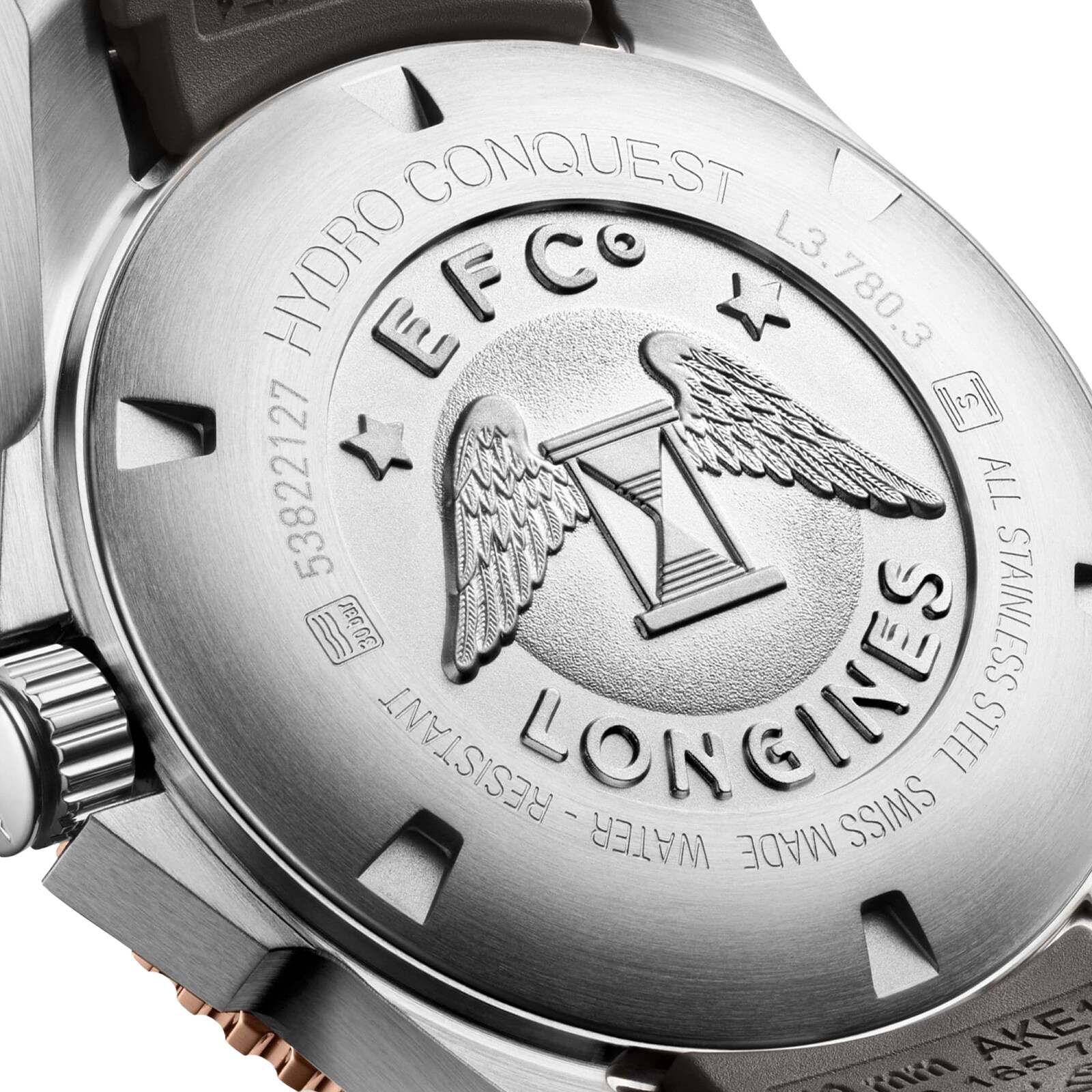 Replica Longines HydroConquest 39mm Mens details Grey L37803789