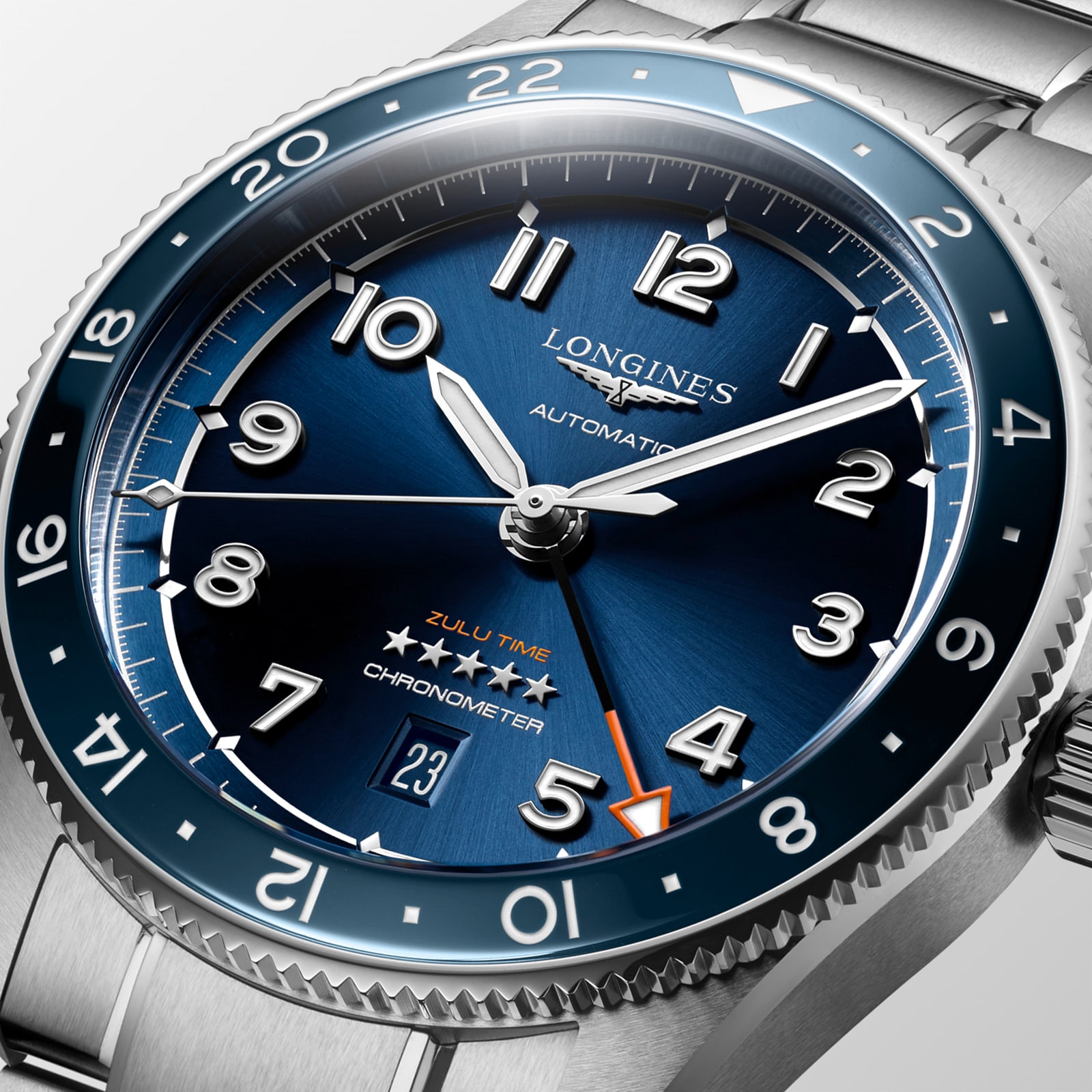 Replica Longines Spirit Zulu Time Pioneering time zones 42mm L38124936