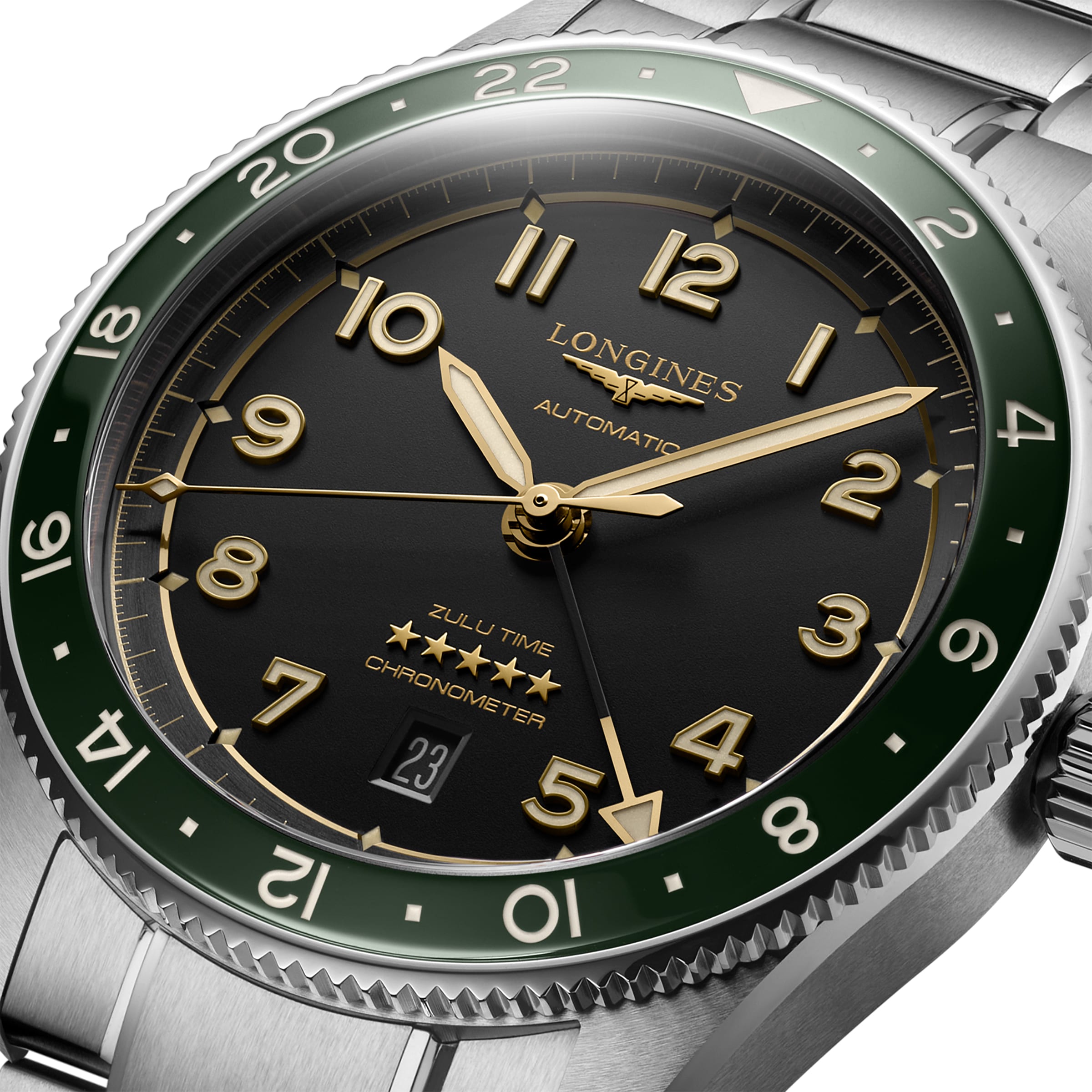 Replica Longines Spirit Zulu Time Pioneering time zones 42mm L38124636