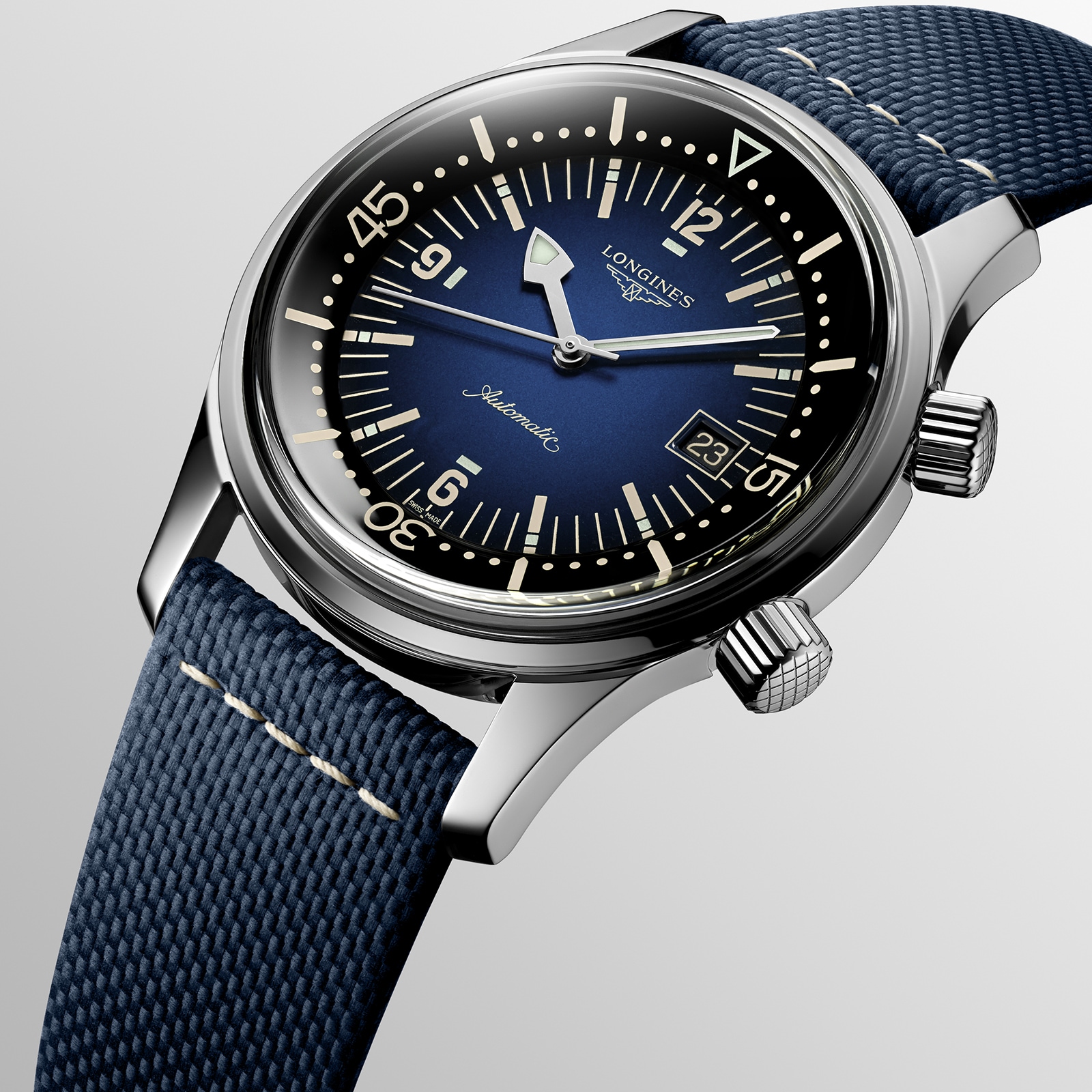 Replica Longines Legend Diver 42mm Mens details L37744902 3 Replica Longines Legend Diver 42mm Mens details L37744902