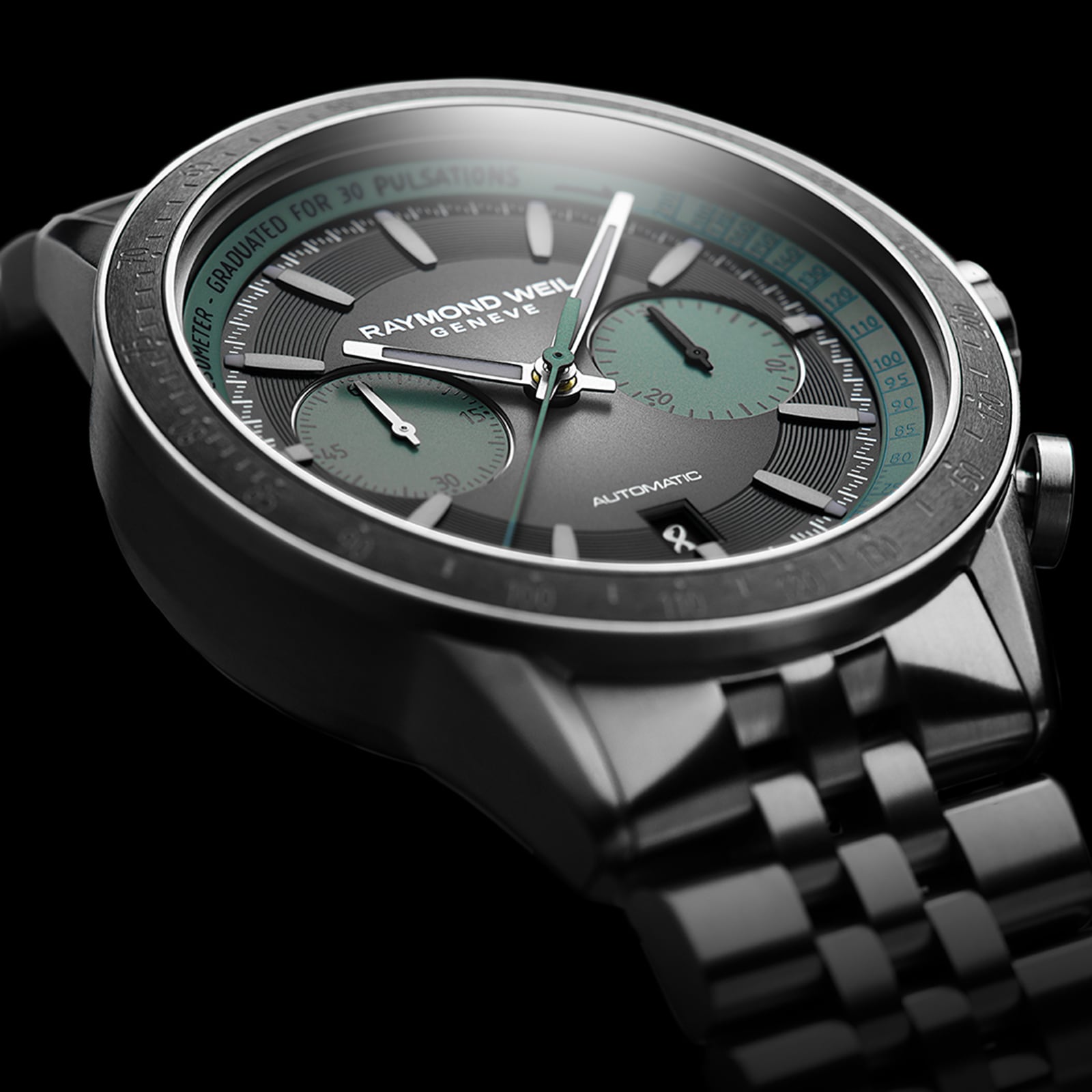 Replica Raymond Weil Freelancer Pop 43.5mm Limited Edition Mens details Black 7780-TI-20425 3 Replica Raymond Weil Freelancer Pop 43.5mm Limited Edition Mens details Black 7780-TI-20425