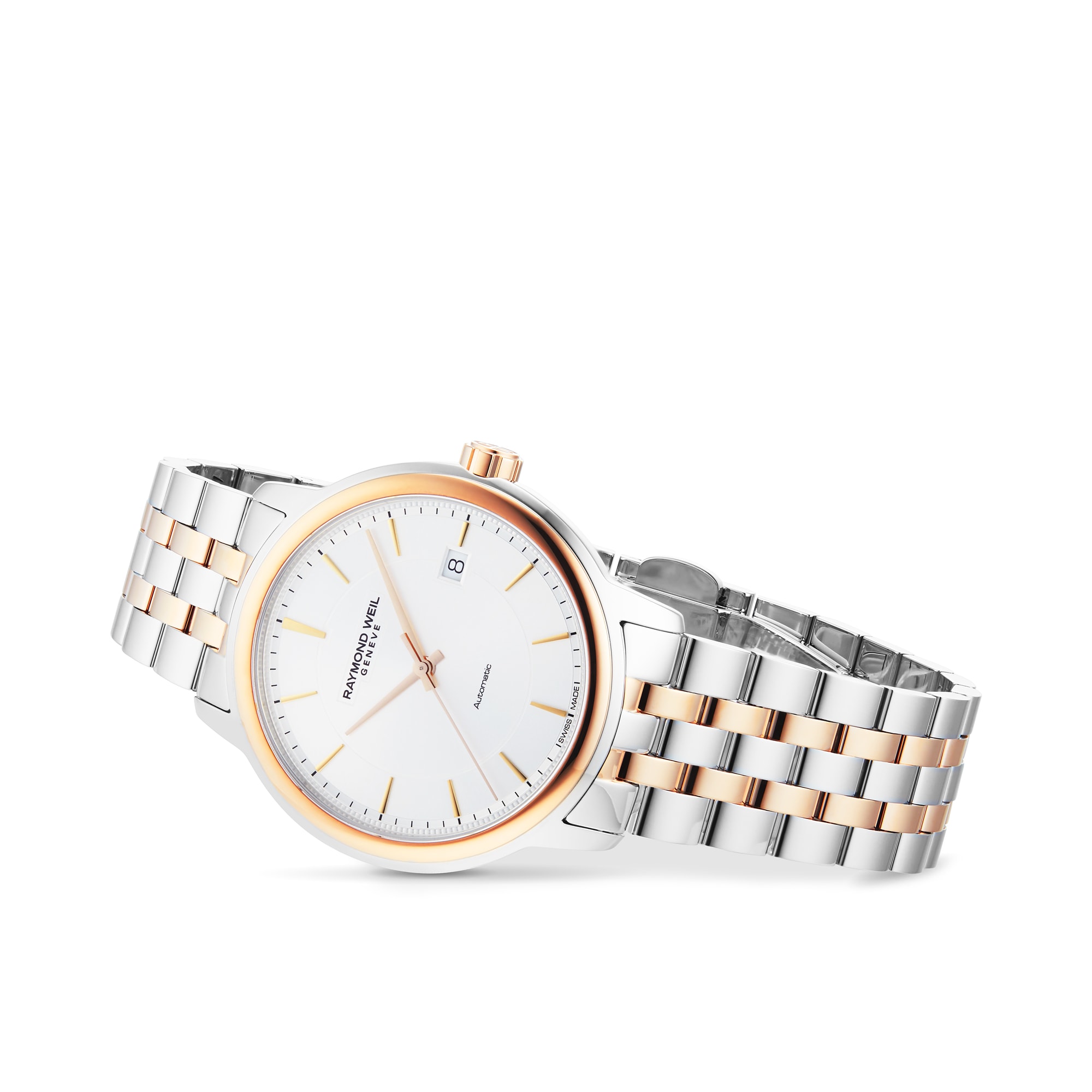 Replica Raymond Weil Maestro Mens Stainless Steel Silver Dial Automatic Date 40mm 2237-SP5-65021