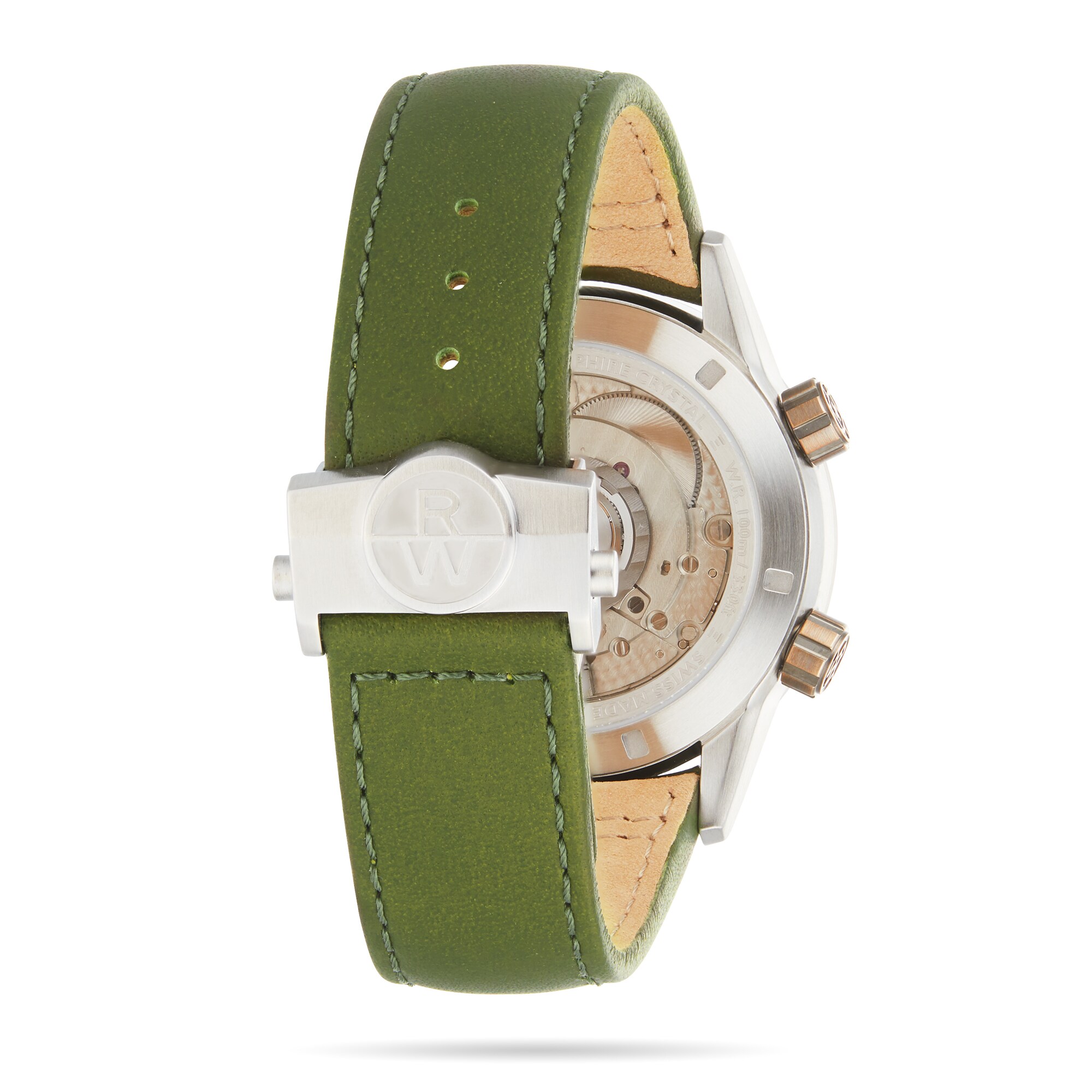 Replica Raymond Weil Freelancer 40.5mm Mens details Green 2765-SBC-52001