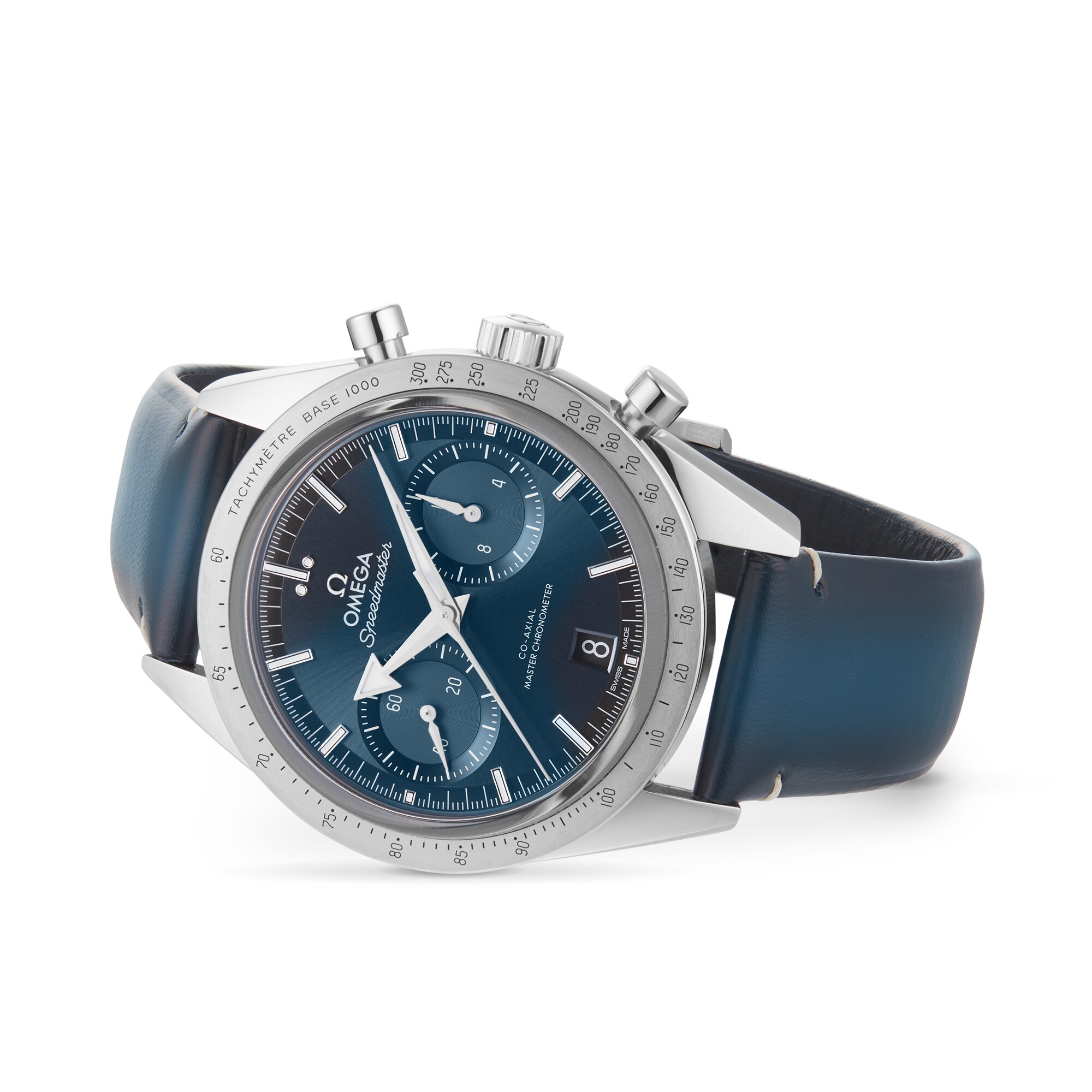 Replica Omega Speedmaster 57 Co-Axial Master Chronometer Chronograph 40.5mm Mens details Blue O33212415103001 3 Replica Omega Speedmaster 57 Co-Axial Master Chronometer Chronograph 40.5mm Mens details Blue O33212415103001