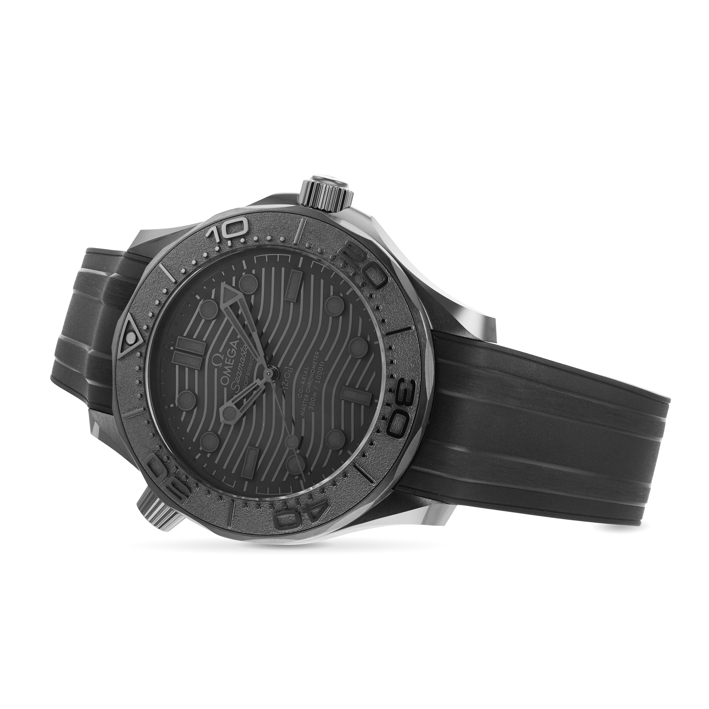 Replica Omega Seamaster Diver 300 Co-Axial Master Chronometer 43.5mm Black Black O21092442001003