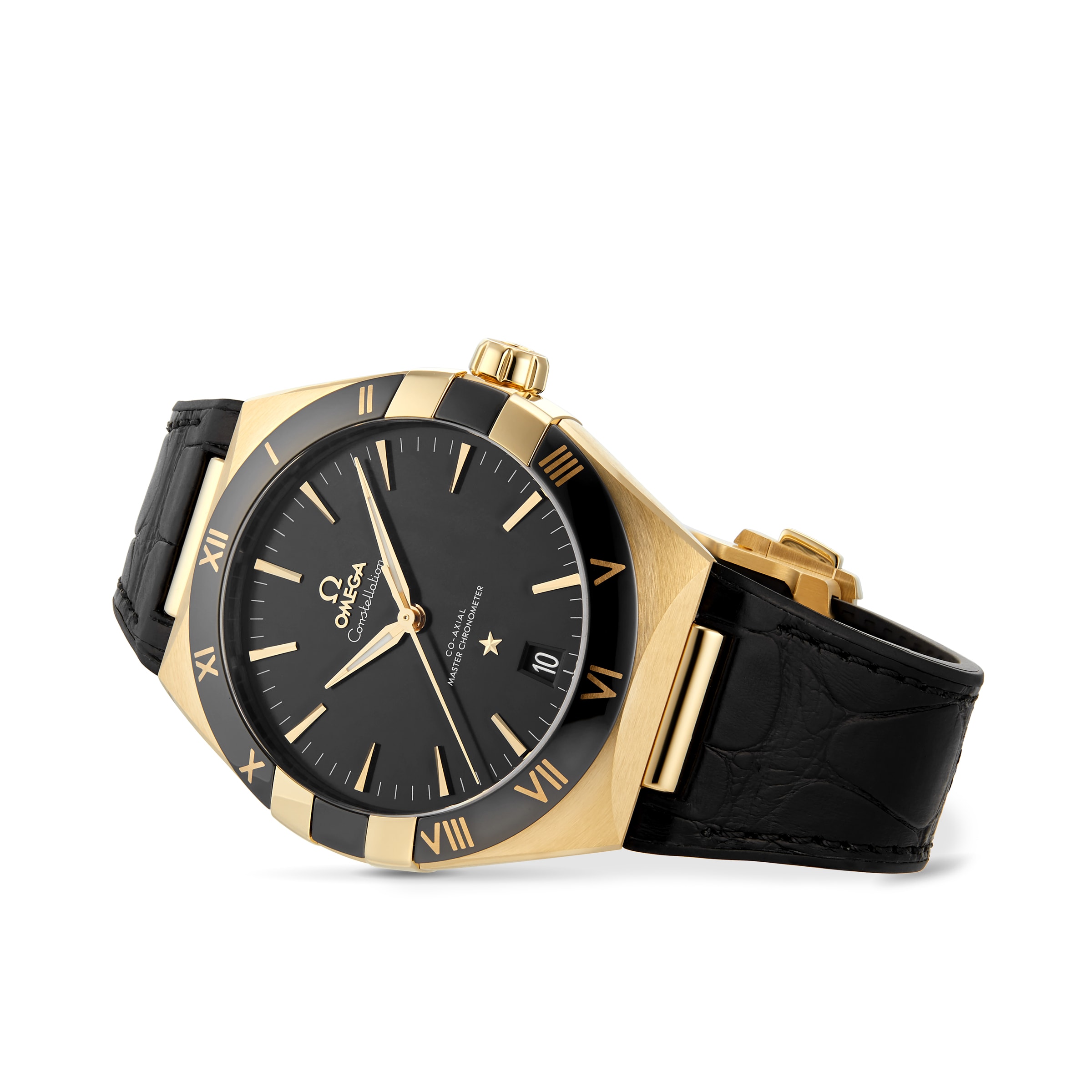Replica Omega Constellation Co-Axial Master Chronometer 41mm Mens details Yellow Gold O13163412101001