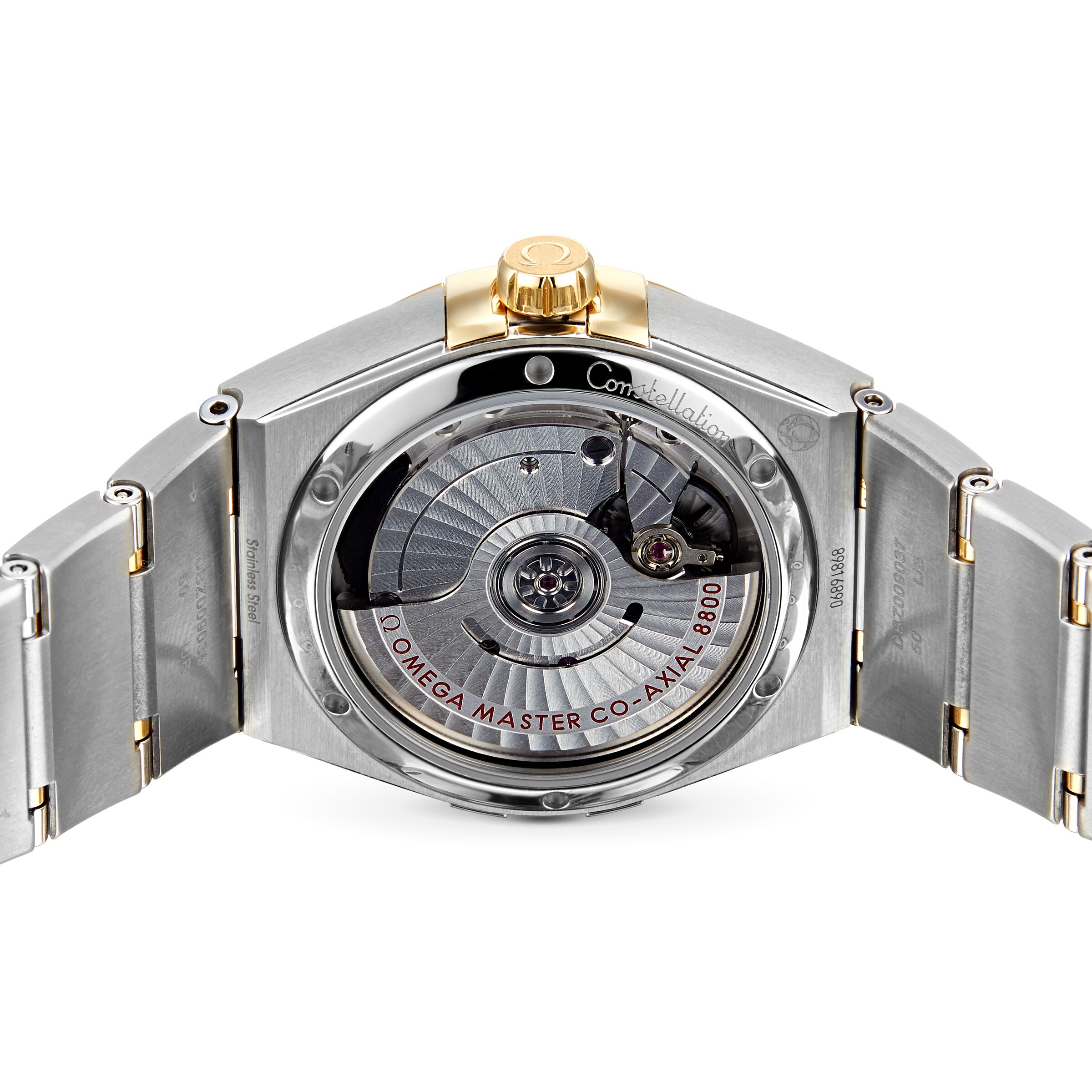 Replica Omega Constellation Co-Axial 36mm Mens details Gold O13120362008001