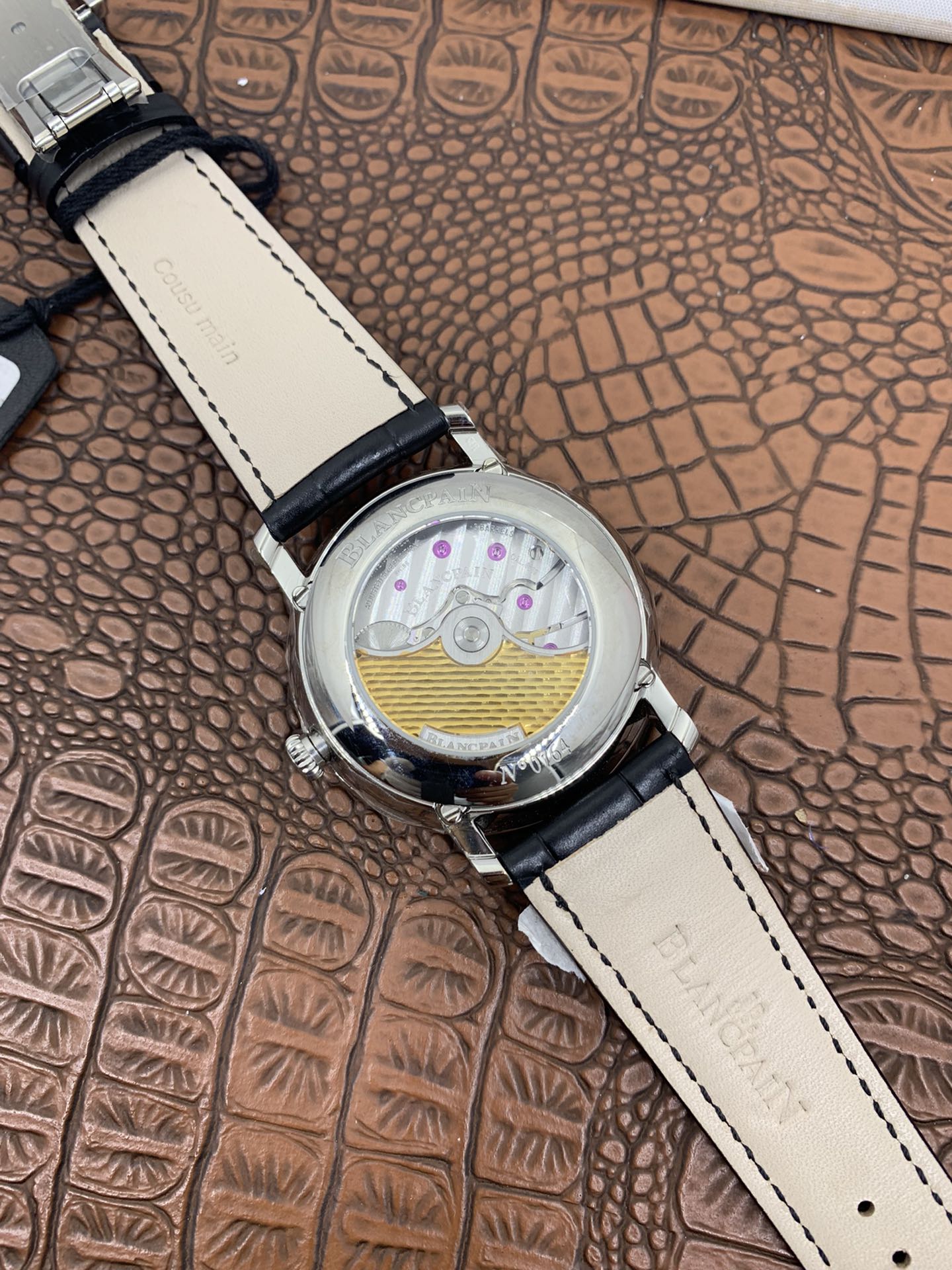 Replica Blancpain Men Villeret Quantieme Complet 8 Jours 6639-3437-55B