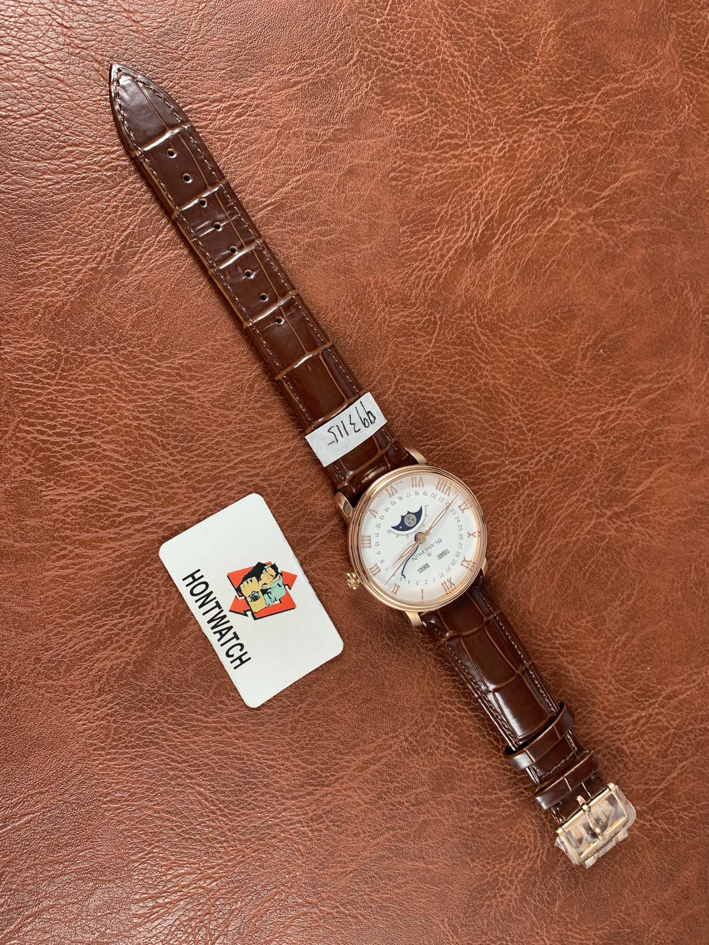 Replica Blancpain Men Villeret Quantime Complet Demi-Savonette 6664-3642-55B