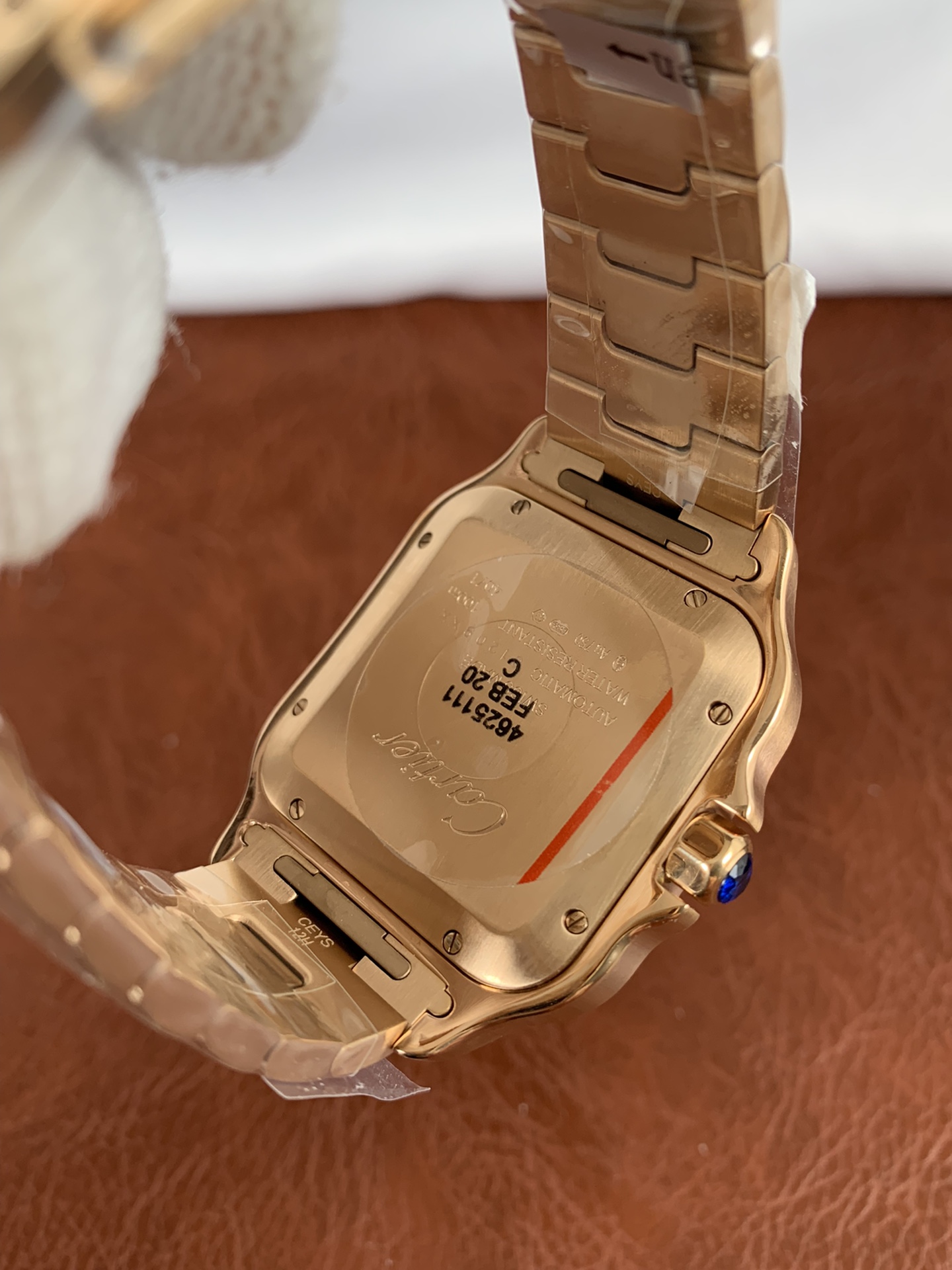 Replica Cartier Men Santos De Cartier Mens XL WGSA0018 4 Replica Cartier Men Santos De Cartier Mens XL WGSA0018