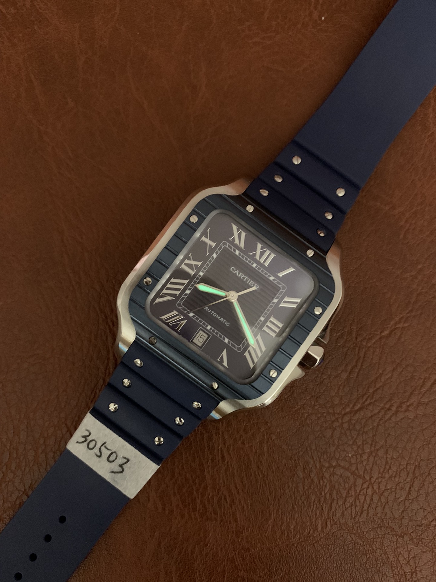 Replica Cartier Mens Santos De Cartier WSSA0048 4 Replica Cartier Mens Santos De Cartier WSSA0048
