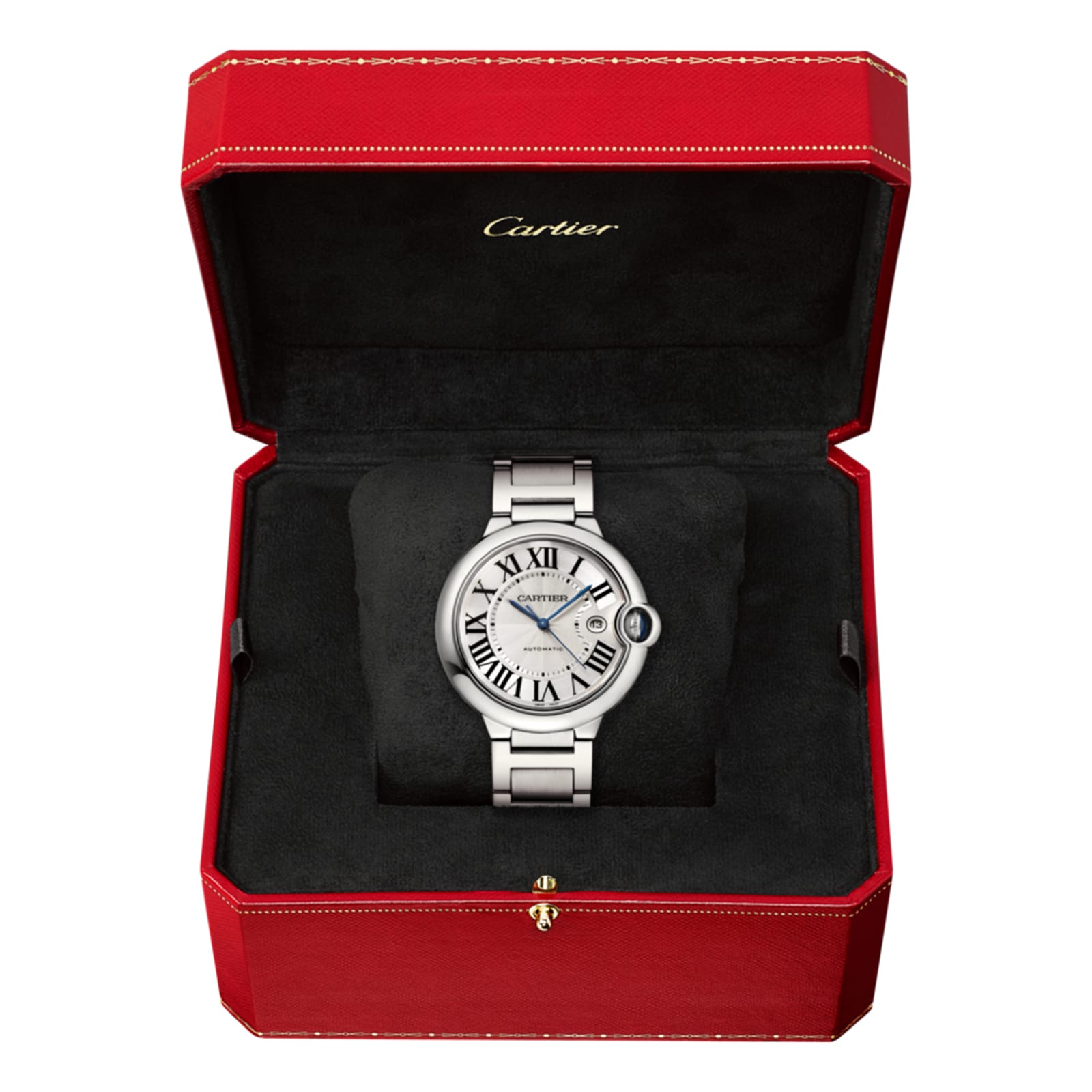 Replica Cartier Ballon Bleu De Cartier details 42mm Automatic Movement Steel WSBB0049