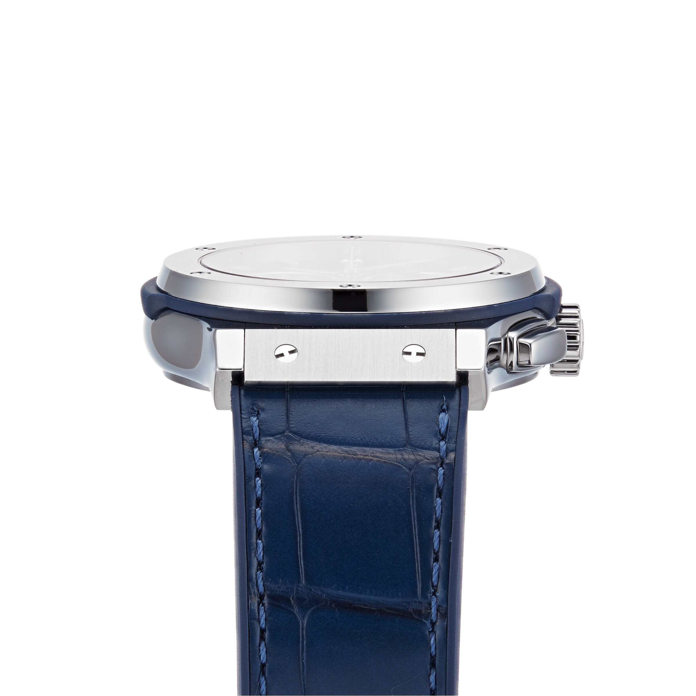 Replica Hublot Classic Fusion Blue Chronograph Titanium 42mm 541.NX.7170.LR