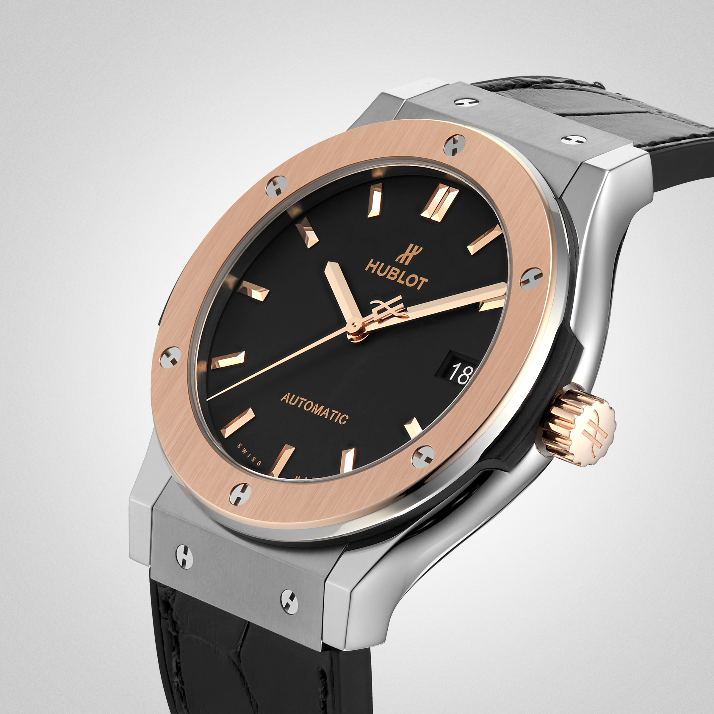 Replica Hublot Classic Fusion Titanium King Gold 45mm Mens details 511.NO.1181.LR