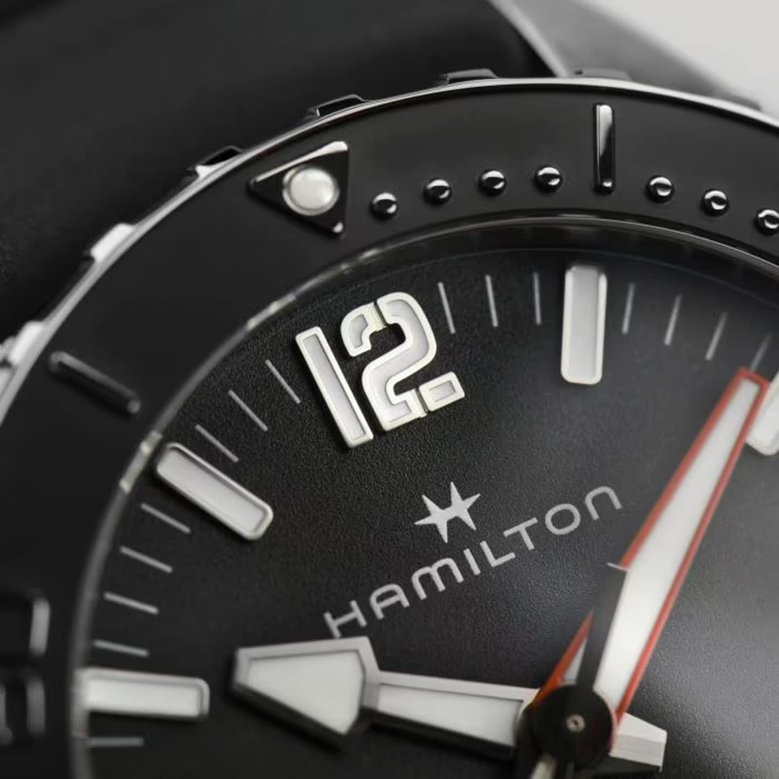Replica Hamilton Khakhi Navy Frogman 46mm Auto Mens details Black H77825330 4 Replica Hamilton Khakhi Navy Frogman 46mm Auto Mens details Black H77825330