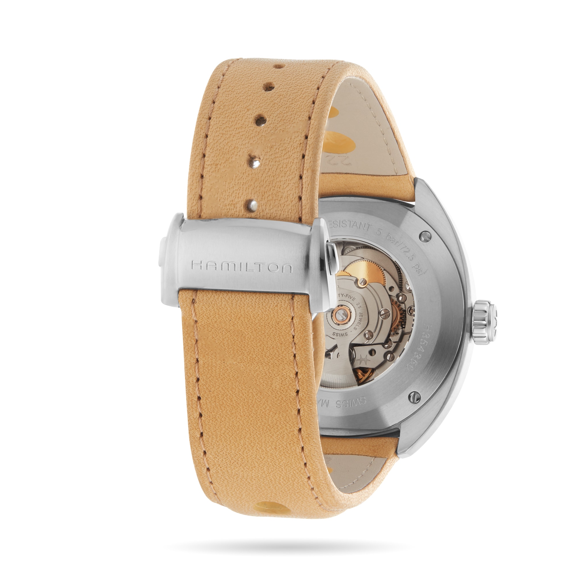 Replica Hamilton American Classic Pan Europ Day Date Automatic 42mm Mens details Beige H35435820 4 Replica Hamilton American Classic Pan Europ Day Date Automatic 42mm Mens details Beige H35435820