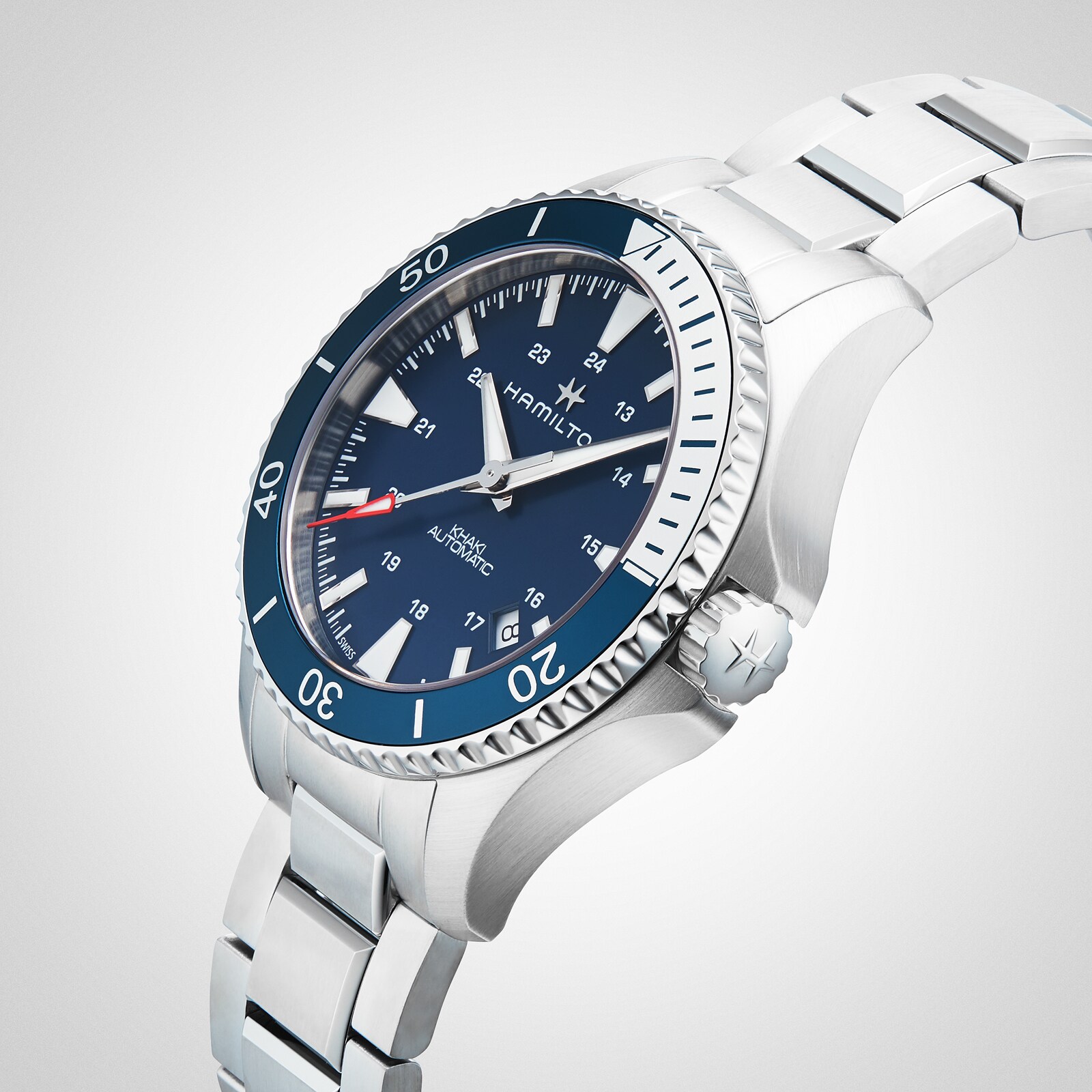Replica Hamilton Khaki Navy Scuba Auto 40mm Mens details H82345141