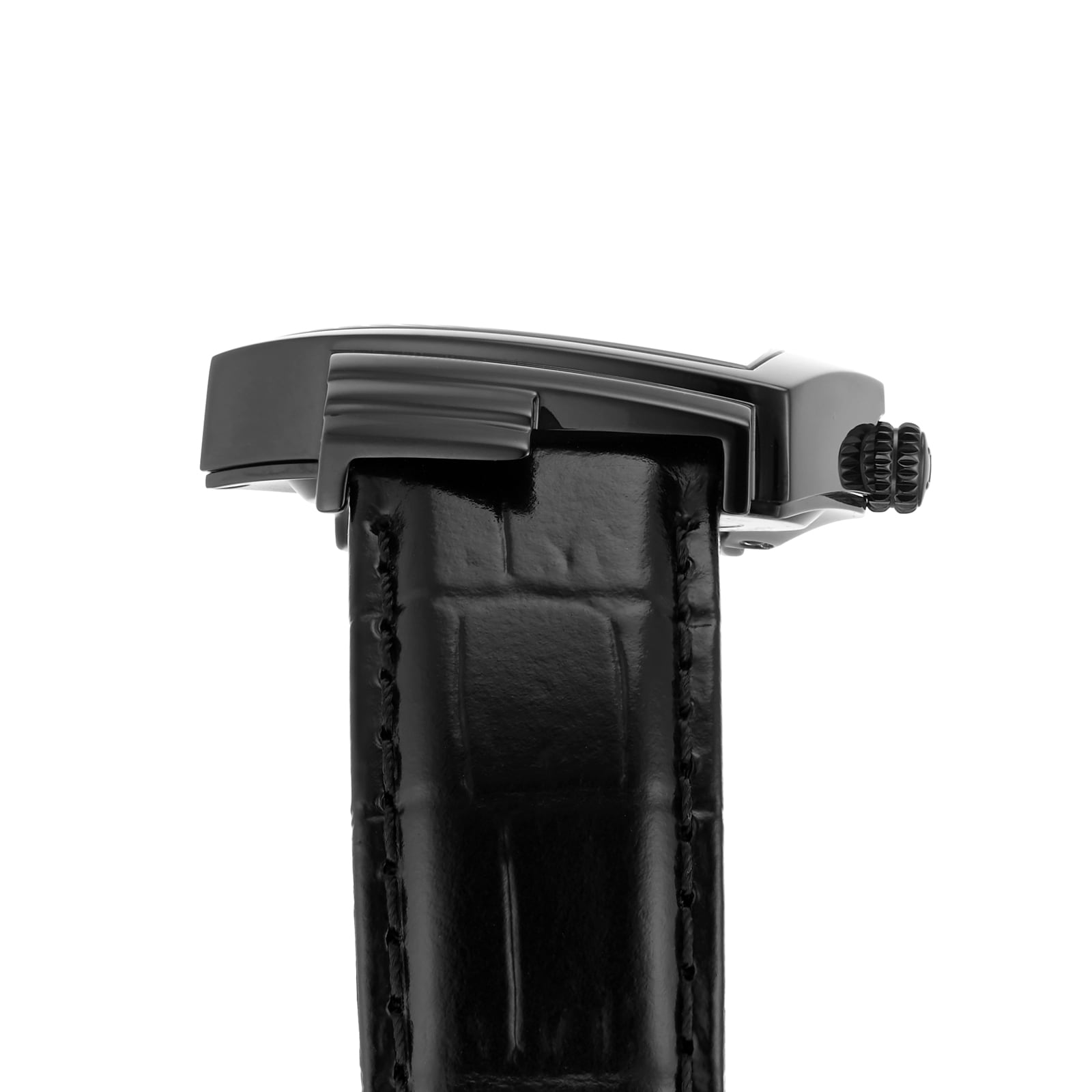 Replica Hamilton Ventura Quartz 32.3mm x 50.3mm Mens details Black H24401731 4 Replica Hamilton Ventura Quartz 32.3mm x 50.3mm Mens details Black H24401731