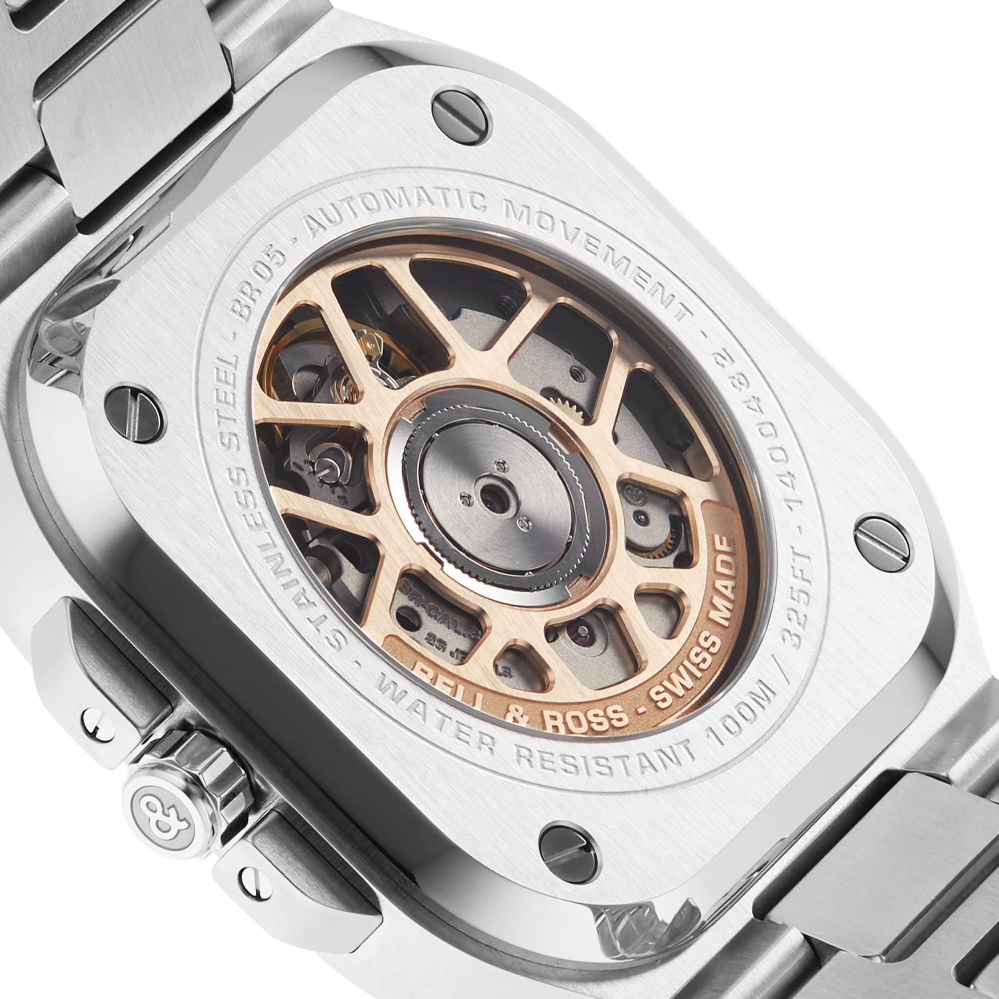 Replica Bell & Ross BR 05 BLACK STEEL GOLD 40mm BR05A-BL-STPG/SSG 4 Replica Bell & Ross BR 05 BLACK STEEL GOLD 40mm BR05A-BL-STPG/SSG
