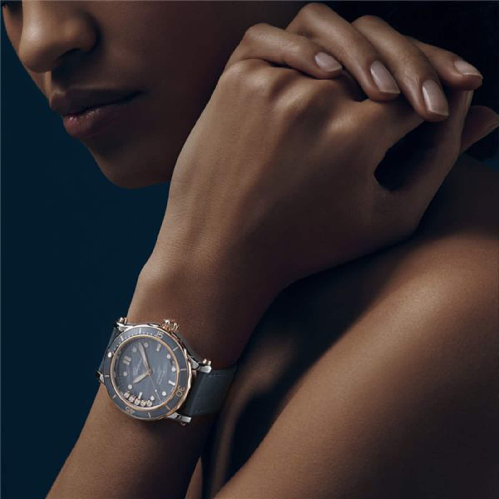 Replica Chopard Happy Ocean 40mm Automatic Ethical Rose Gold Stainless Steel Diamonds 278587-6001