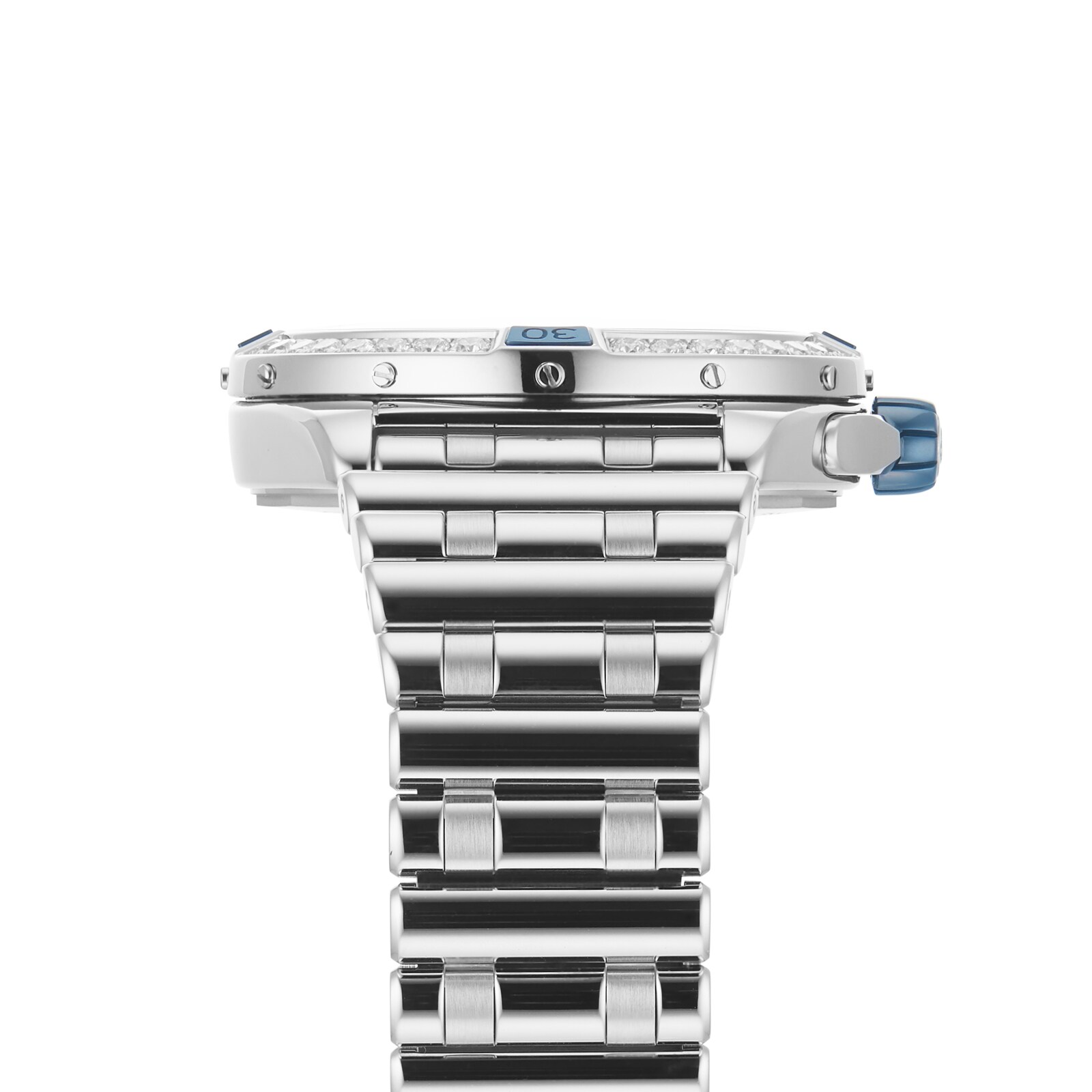 Replica Breitling Super Chronomat Automatic 38 Blue Stainless Steel Bracelet details A17356531C1A1 4 Replica Breitling Super Chronomat Automatic 38 Blue Stainless Steel Bracelet details A17356531C1A1