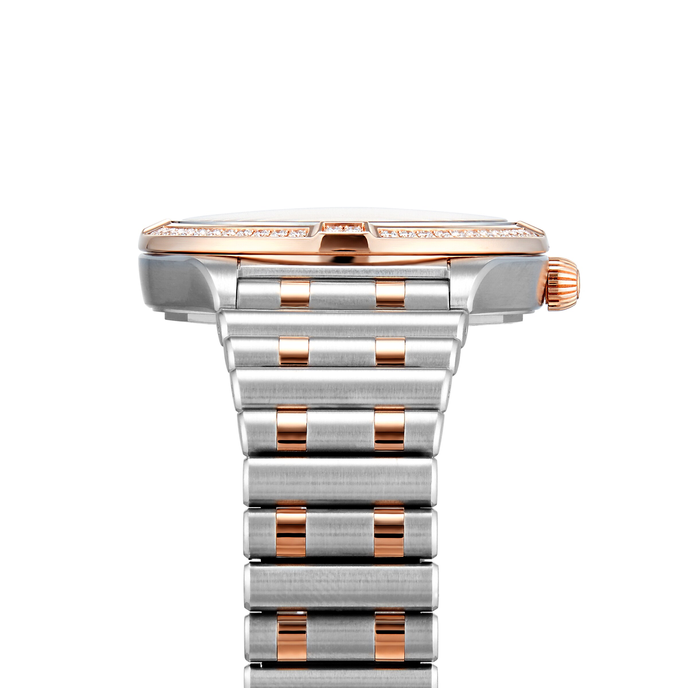 Replica Breitling Chronomat Automatic 36 Stainless Steel  18k Red Gold details U10380591K1U1