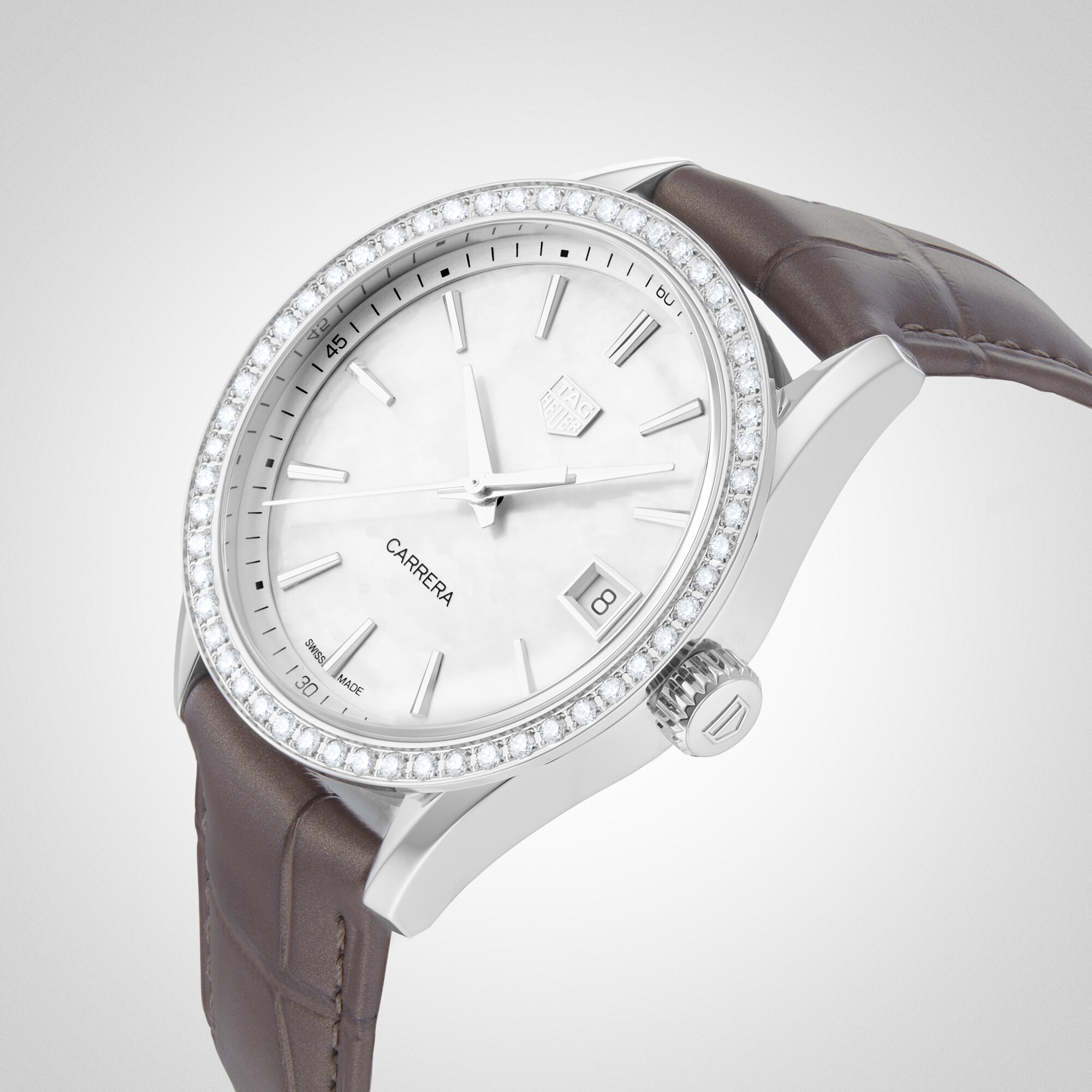 Replica TAG Heuer Carrera 36mm Ladies details - Diamonds WBK1316.FC8258 4 Replica TAG Heuer Carrera 36mm Ladies details - Diamonds WBK1316.FC8258