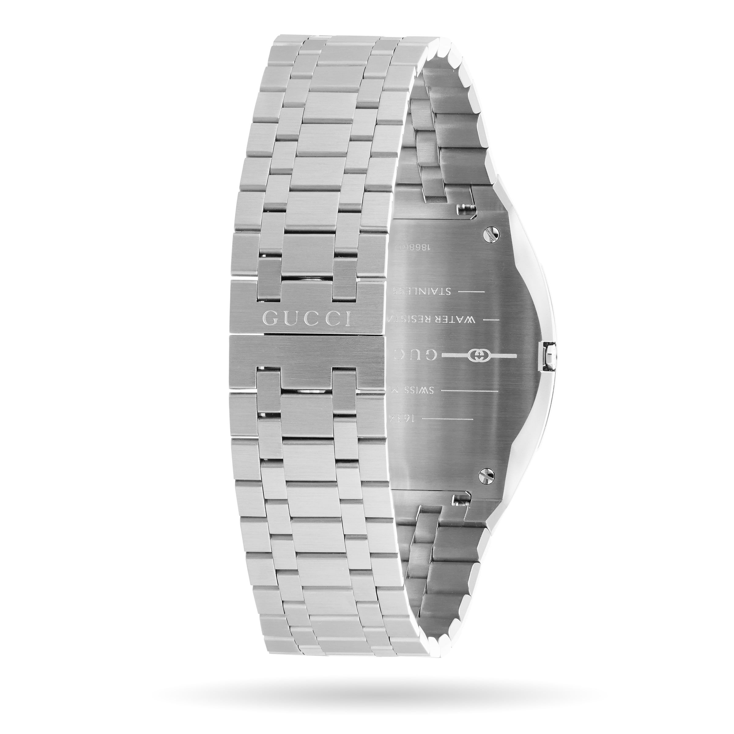 Replica Gucci 25H details 38mm in Steel YA163410