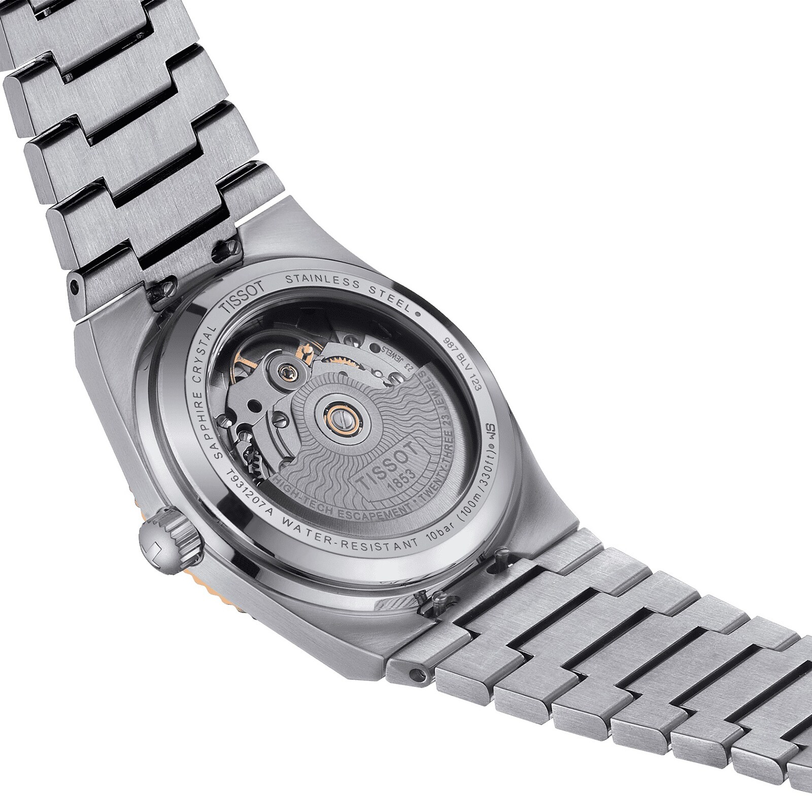 Replica Tissot T-Gold PRX Powermatic 80 35mm Ladies details T9312074133600 4 Replica Tissot T-Gold PRX Powermatic 80 35mm Ladies details T9312074133600