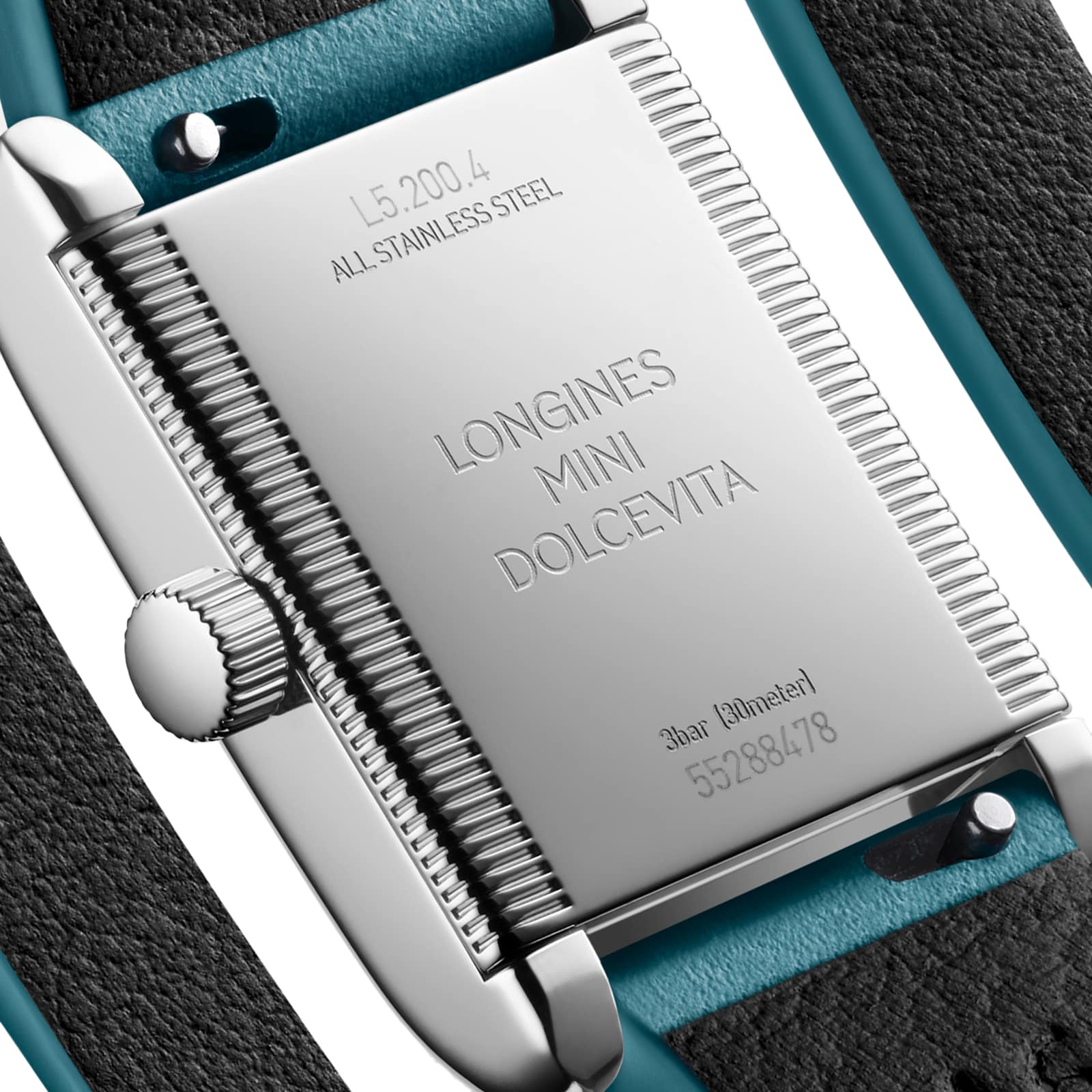 Replica Longines Mini Dolcevita 21.5mm X 29mm Ladies details Green Strap L52004759 4 Replica Longines Mini Dolcevita 21.5mm X 29mm Ladies details Green Strap L52004759