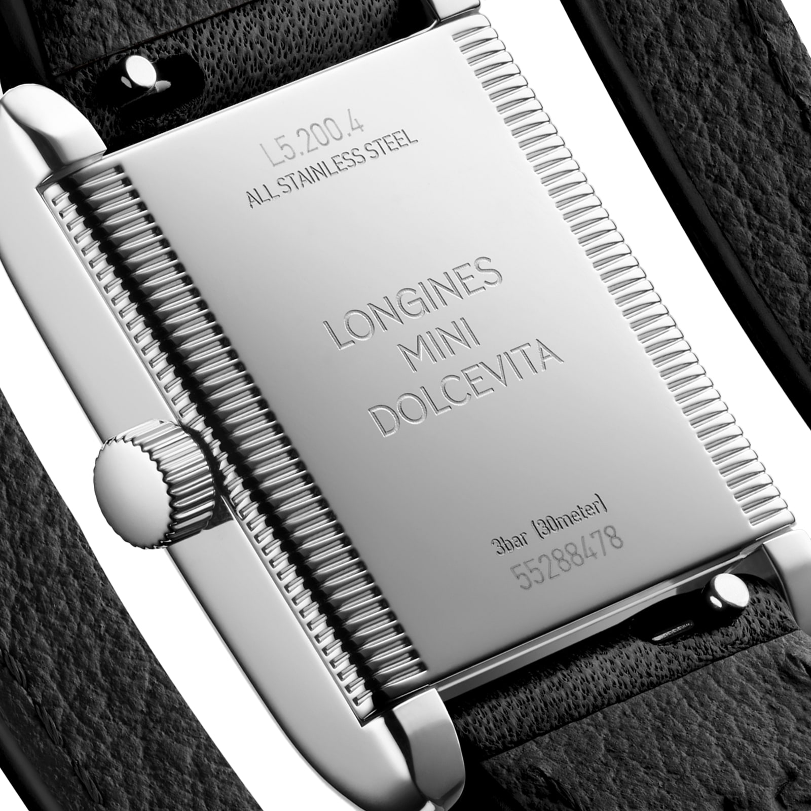 Replica Longines Mini Dolcevita 21.5mm X 29mm Ladies details Black Strap L52004710 4 Replica Longines Mini Dolcevita 21.5mm X 29mm Ladies details Black Strap L52004710