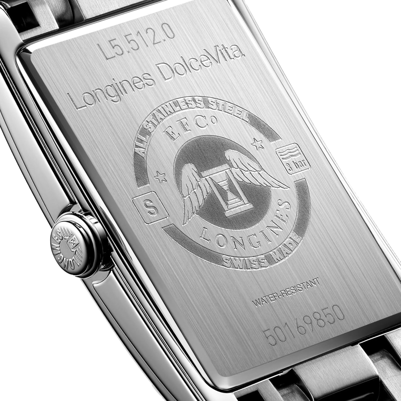 Replica Longines DolceVita 23.3mm X 37mm Ladies details Silver L55120716