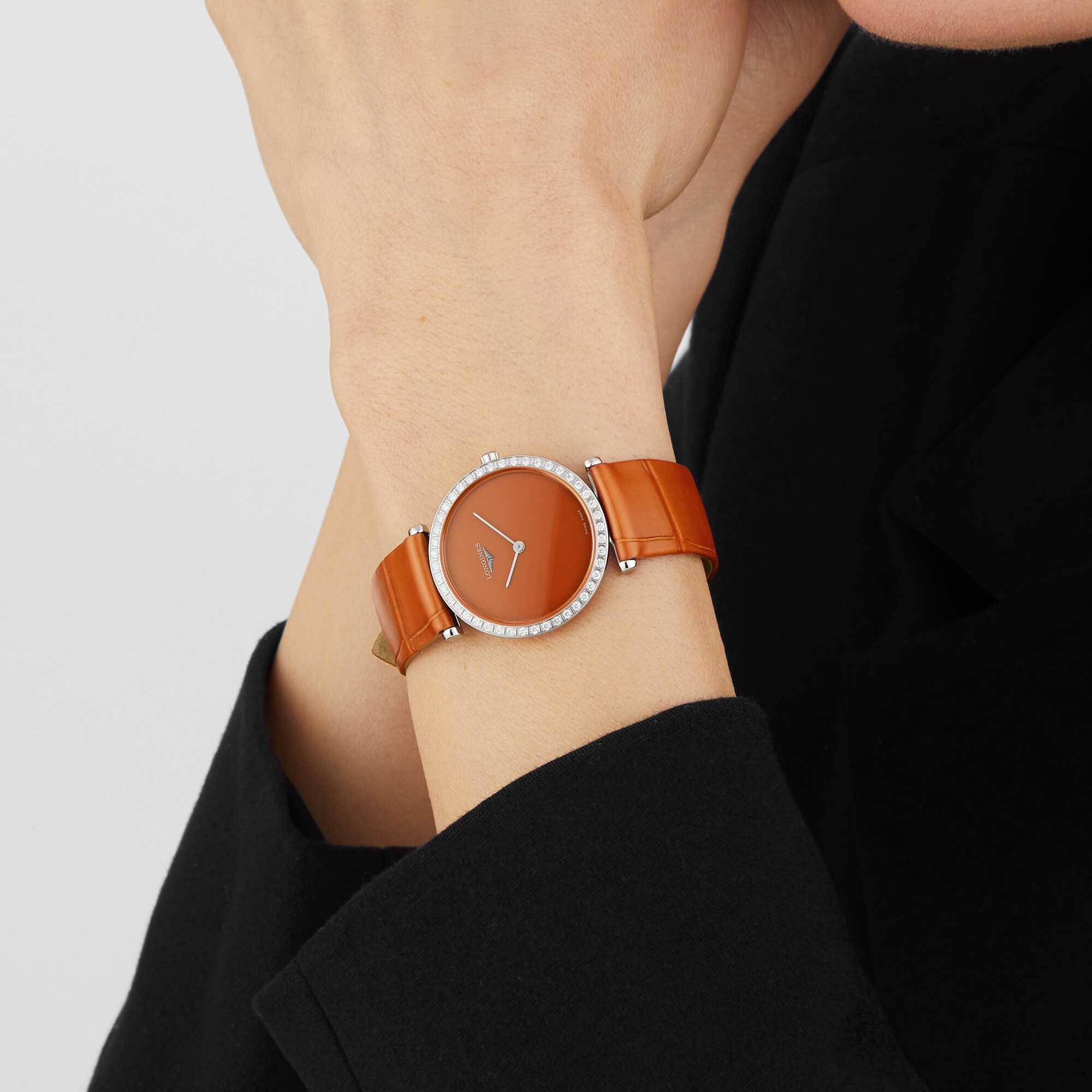 Replica Longines La Grande Classique 29mm Ladies details Orange L45230922