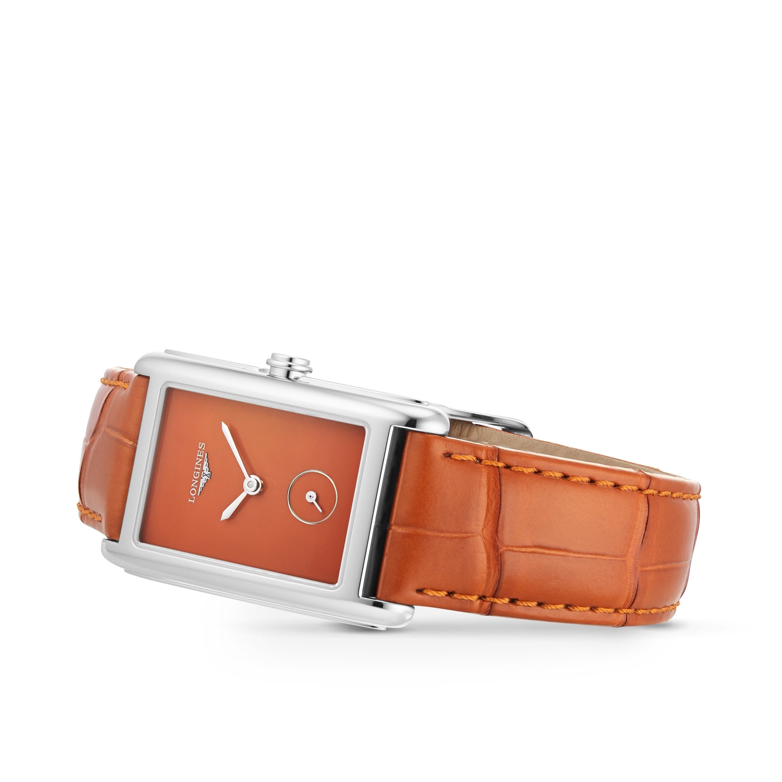 Replica Longines DolceVita 37mm Ladies details Orange L55124922