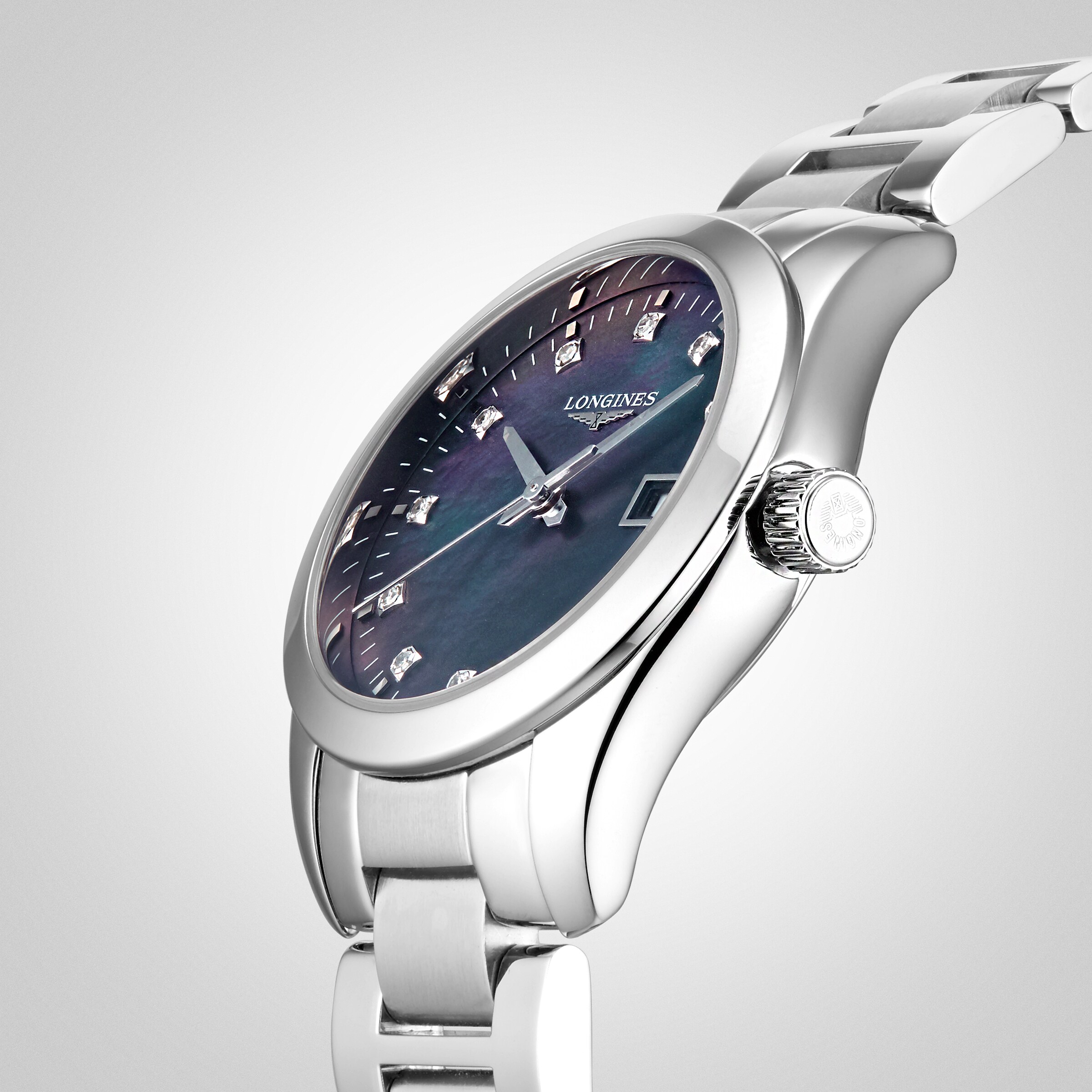 Replica Longines Conquest Classic 30mm Ladies details L22864886
