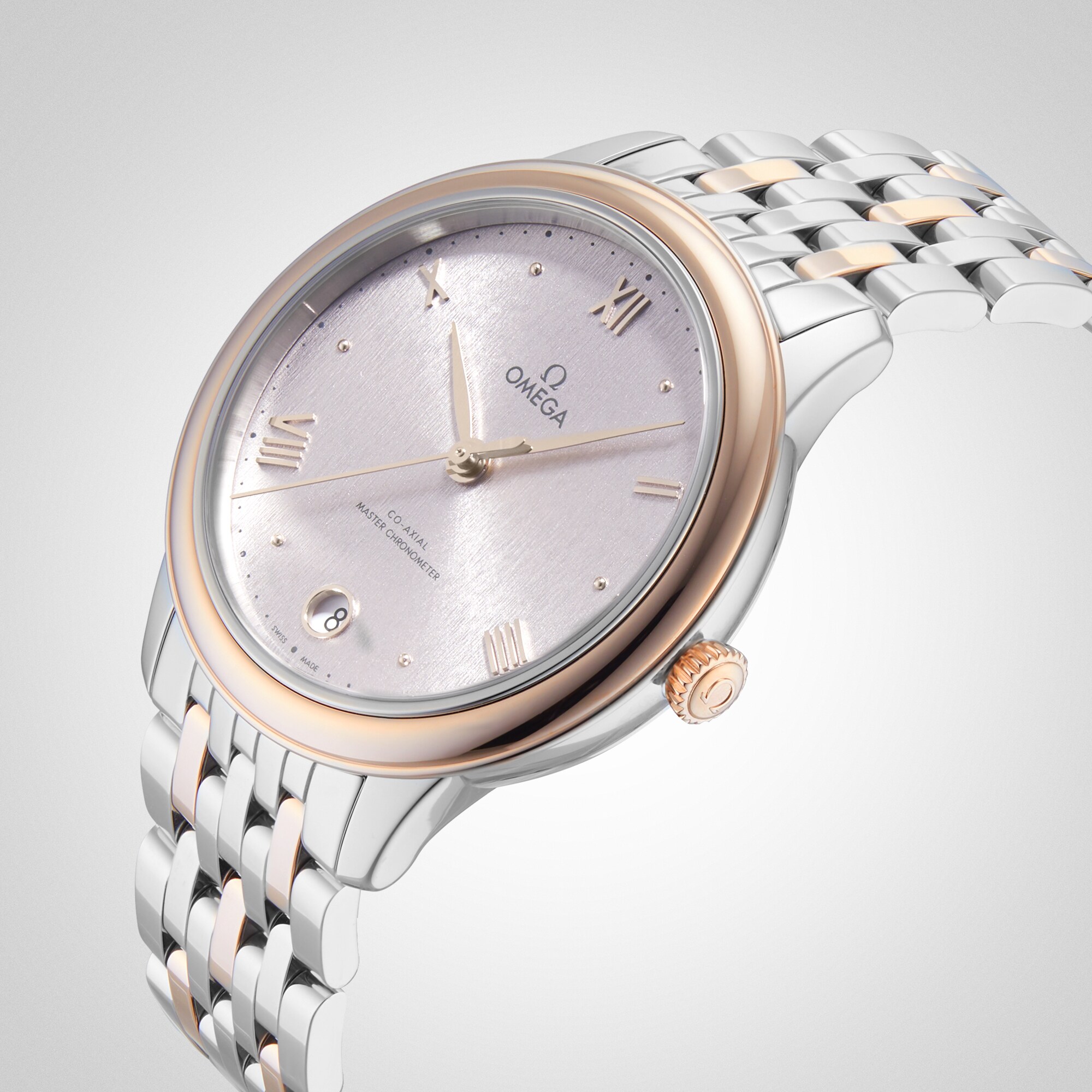 Replica Omega De Ville Prestige Co-Axial Master Chronometer 34mm Ladies details Silver O43420342002003 4 Replica Omega De Ville Prestige Co-Axial Master Chronometer 34mm Ladies details Silver O43420342002003