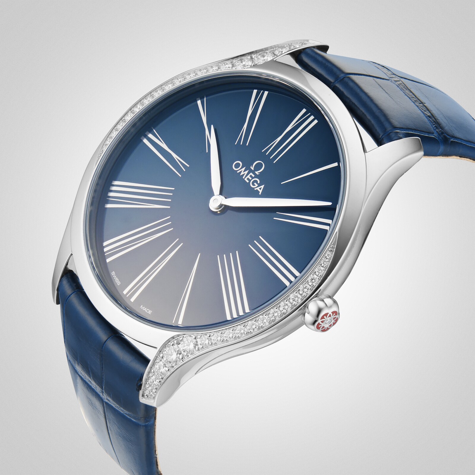 Replica Omega De Ville Tresor 39mm Steel On Leather Strap O42818396003001 4 Replica Omega De Ville Tresor 39mm Steel On Leather Strap O42818396003001