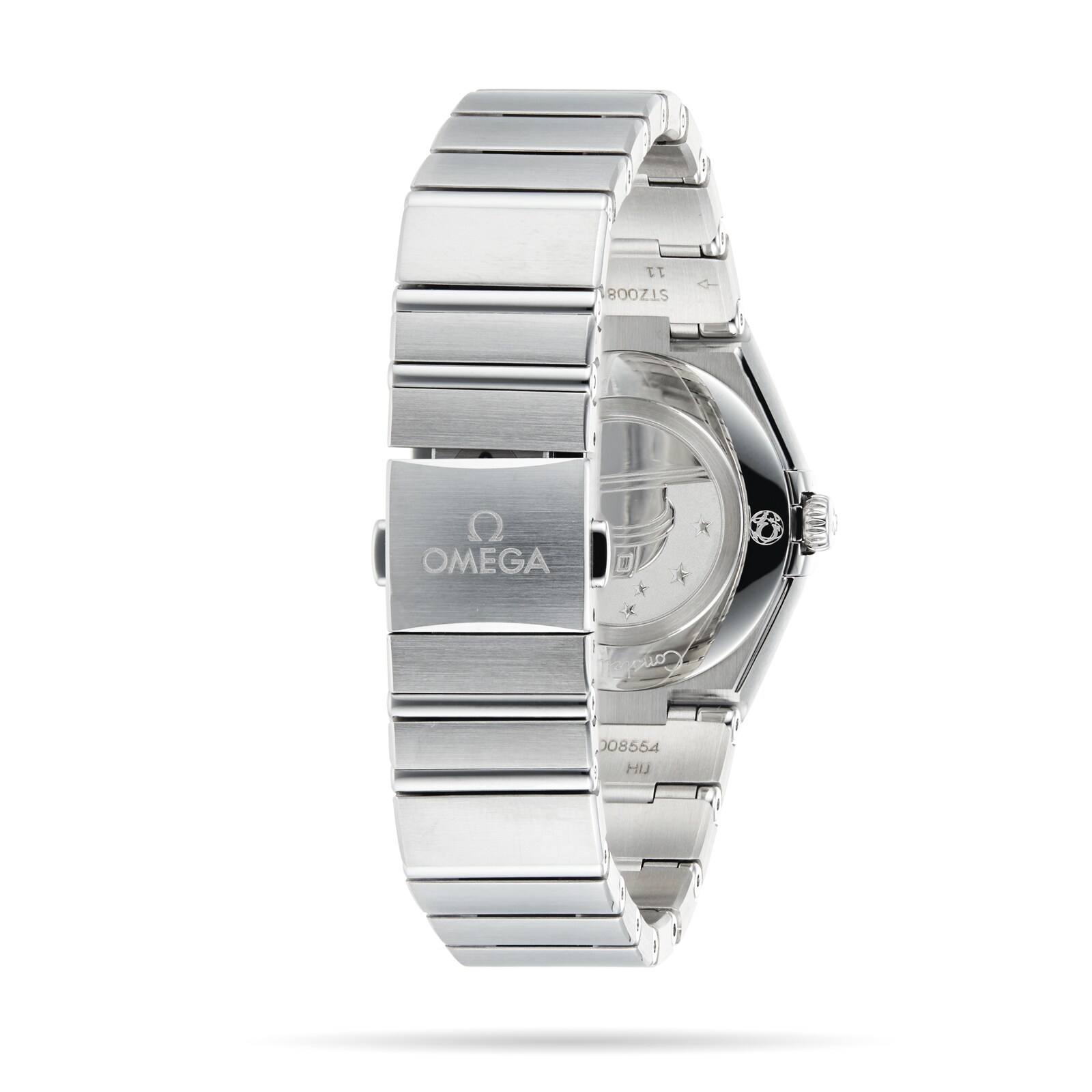 Replica Omega Constellation Quartz Steel 28mm Ladies details Pink O13110286011001 4 Replica Omega Constellation Quartz Steel 28mm Ladies details Pink O13110286011001
