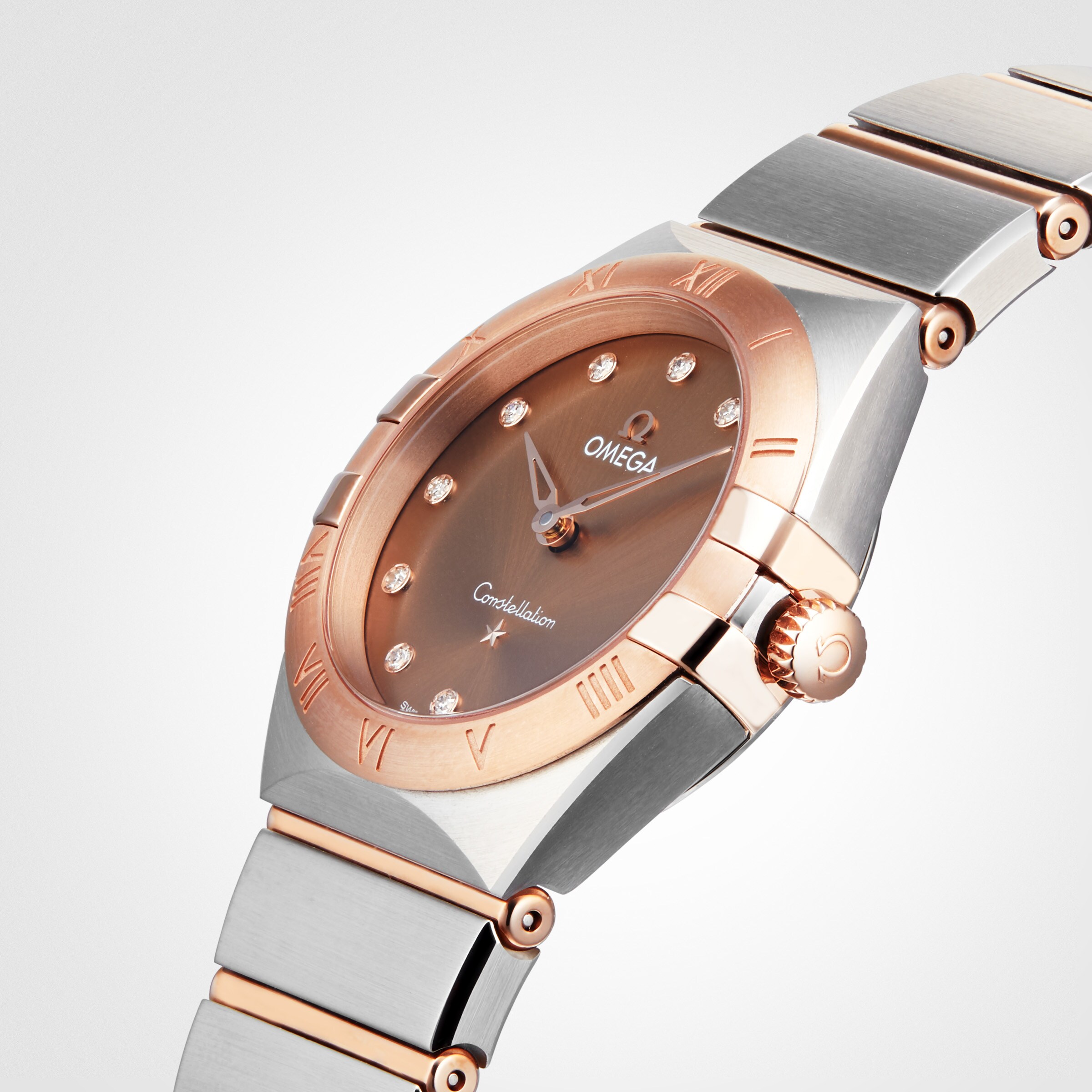 Replica Omega Constellation Manhattan 28mm Ladies details O13120286063001 4 Replica Omega Constellation Manhattan 28mm Ladies details O13120286063001