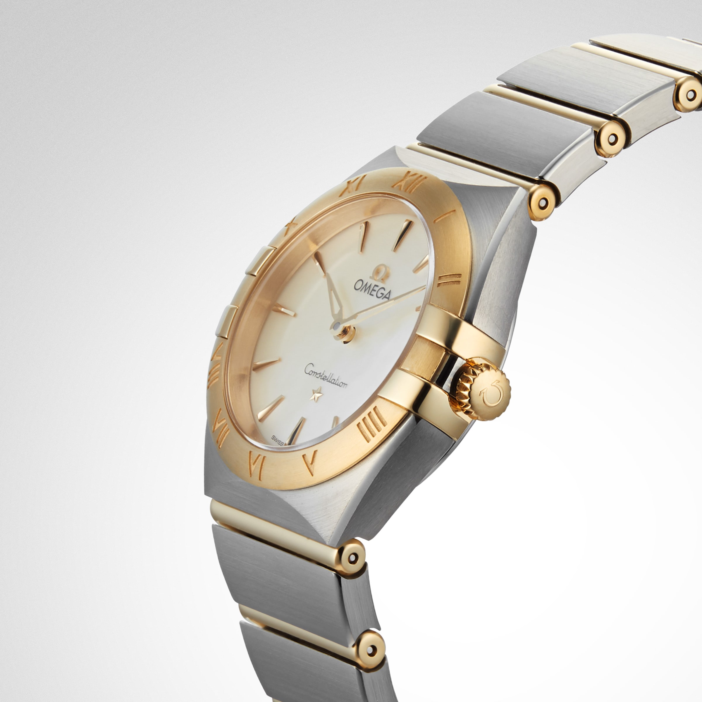 Replica Omega Constellation Manhattan 28mm Ladies details O13120286005002 4 Replica Omega Constellation Manhattan 28mm Ladies details O13120286005002
