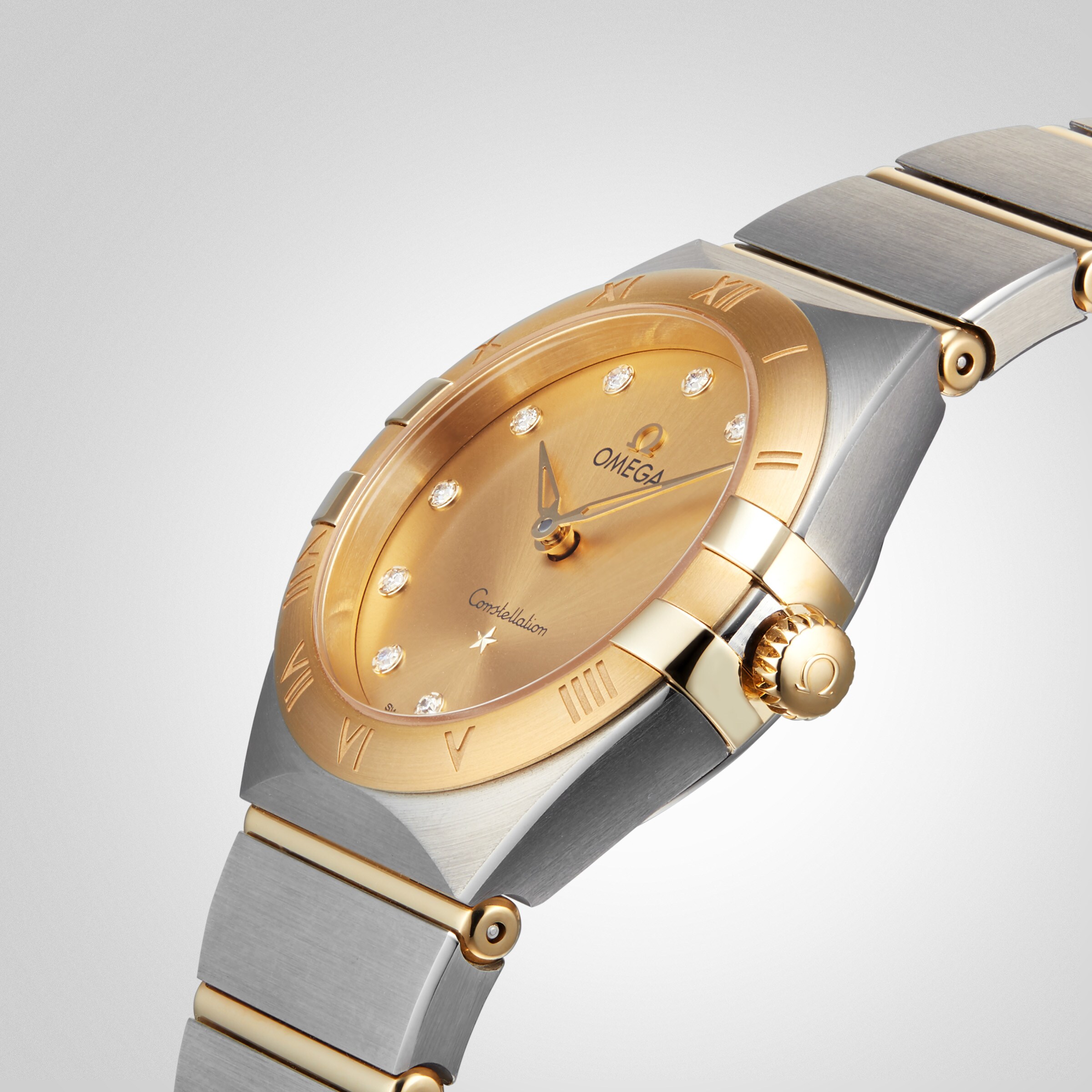 Replica Omega Constellation Manhattan 28mm Ladies details O13120286058001 4 Replica Omega Constellation Manhattan 28mm Ladies details O13120286058001