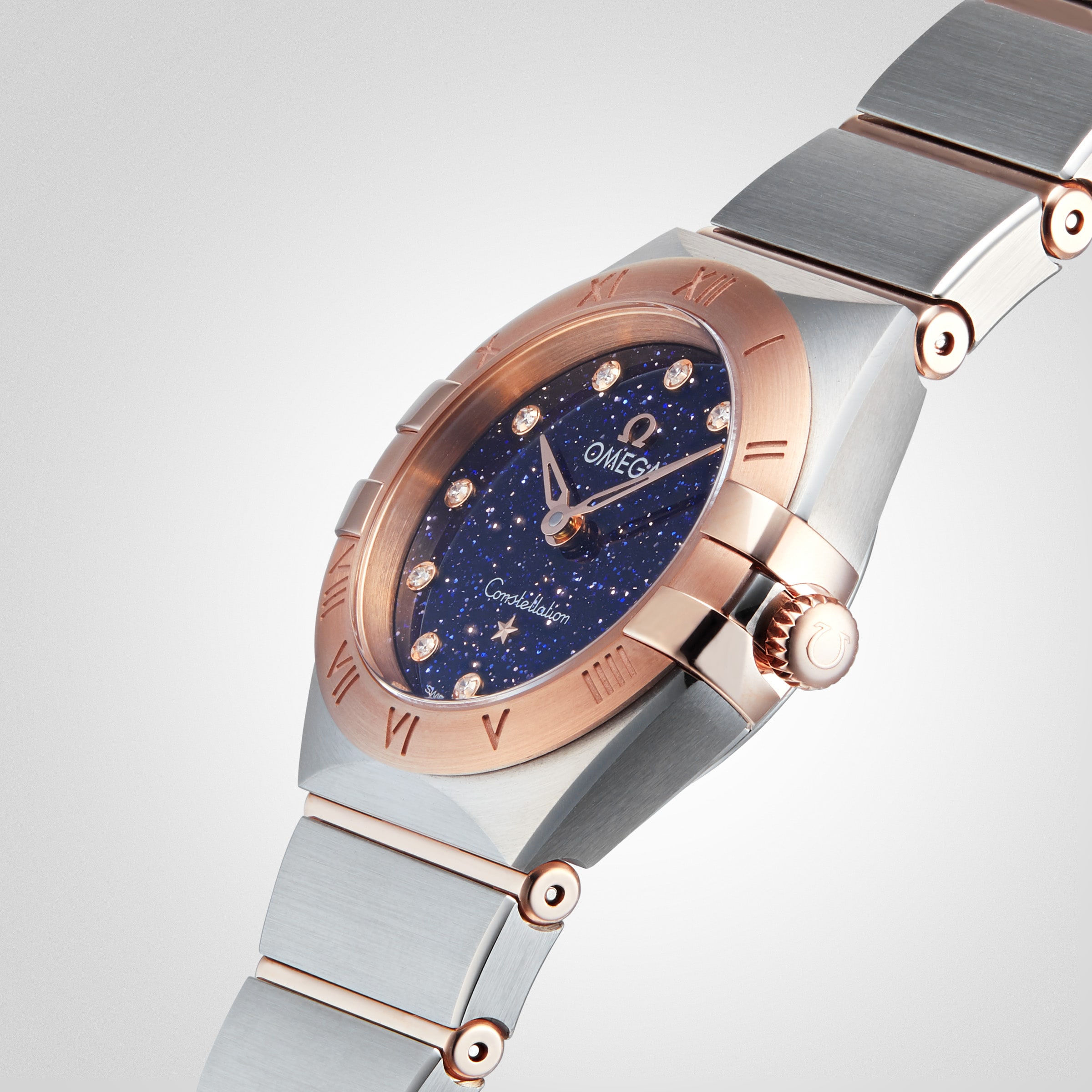 Replica Omega Constellation 25mm Ladies details O13120256053002