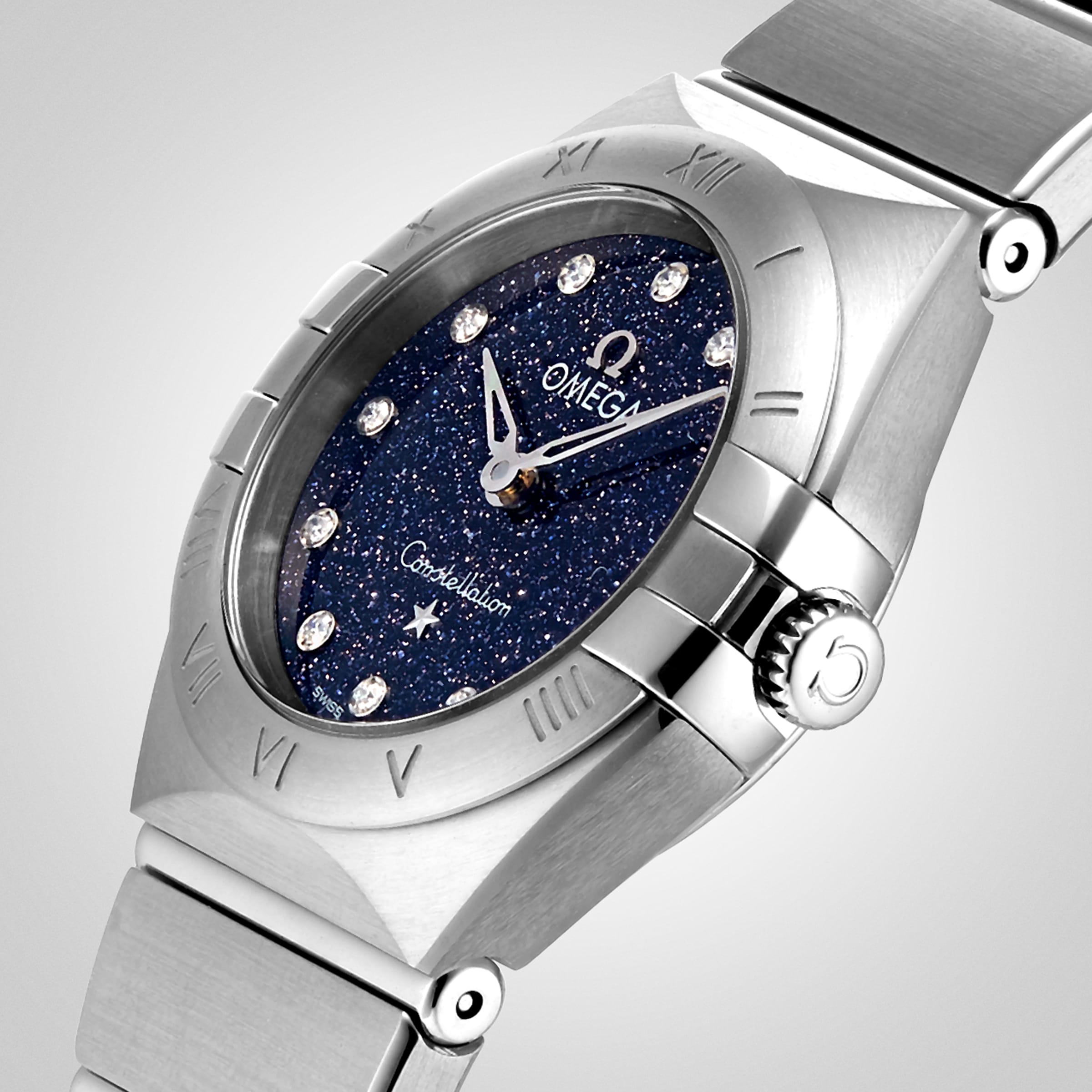Replica Omega Constellation 25mm Ladies details O13110256053001